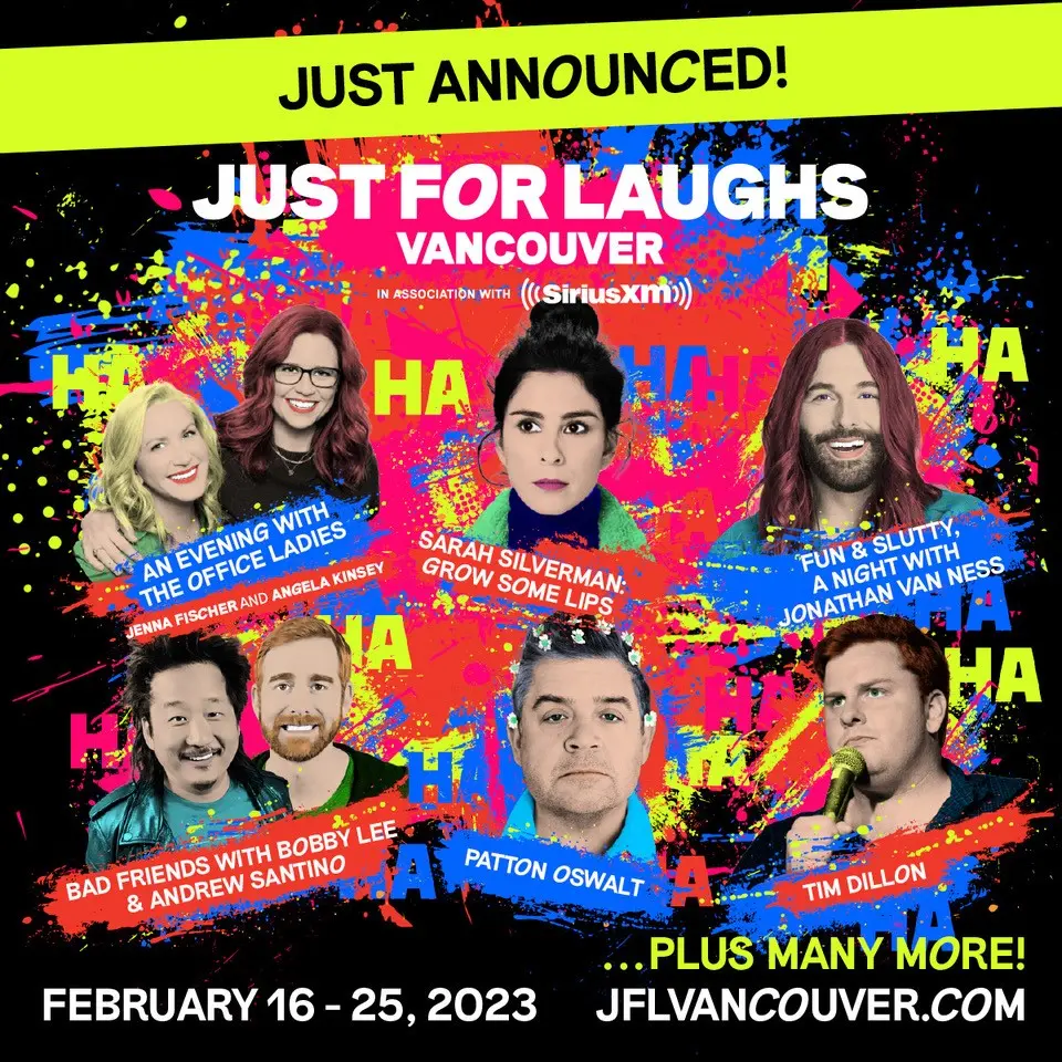 Just For Laughs Vancouver Returns with a Star-Studded Line Up February 16-25, 2023