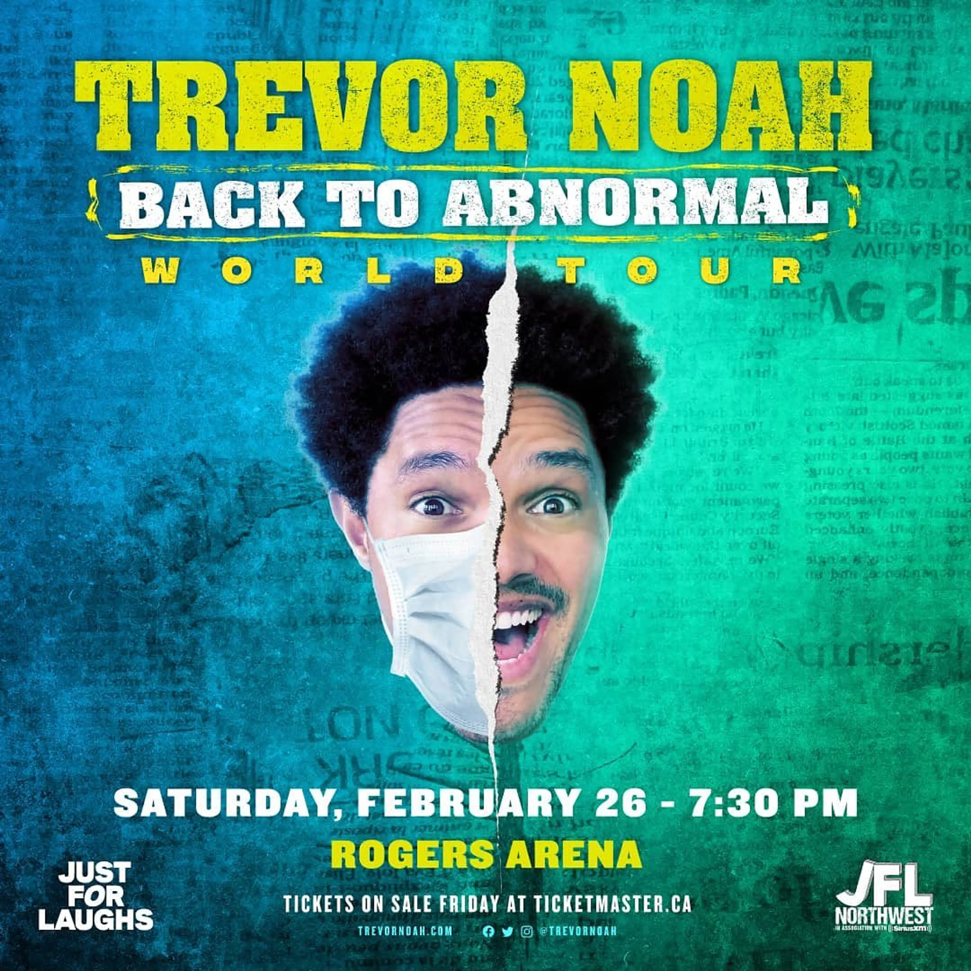JFL Northwest is Back in Vancouver with Trevor Noah Kicking off the Festival in February 2022
