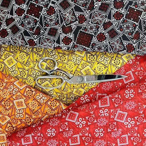 Plenty of colourful fabrics to choose from at Rokko Sarees & Fabrics on Fraser