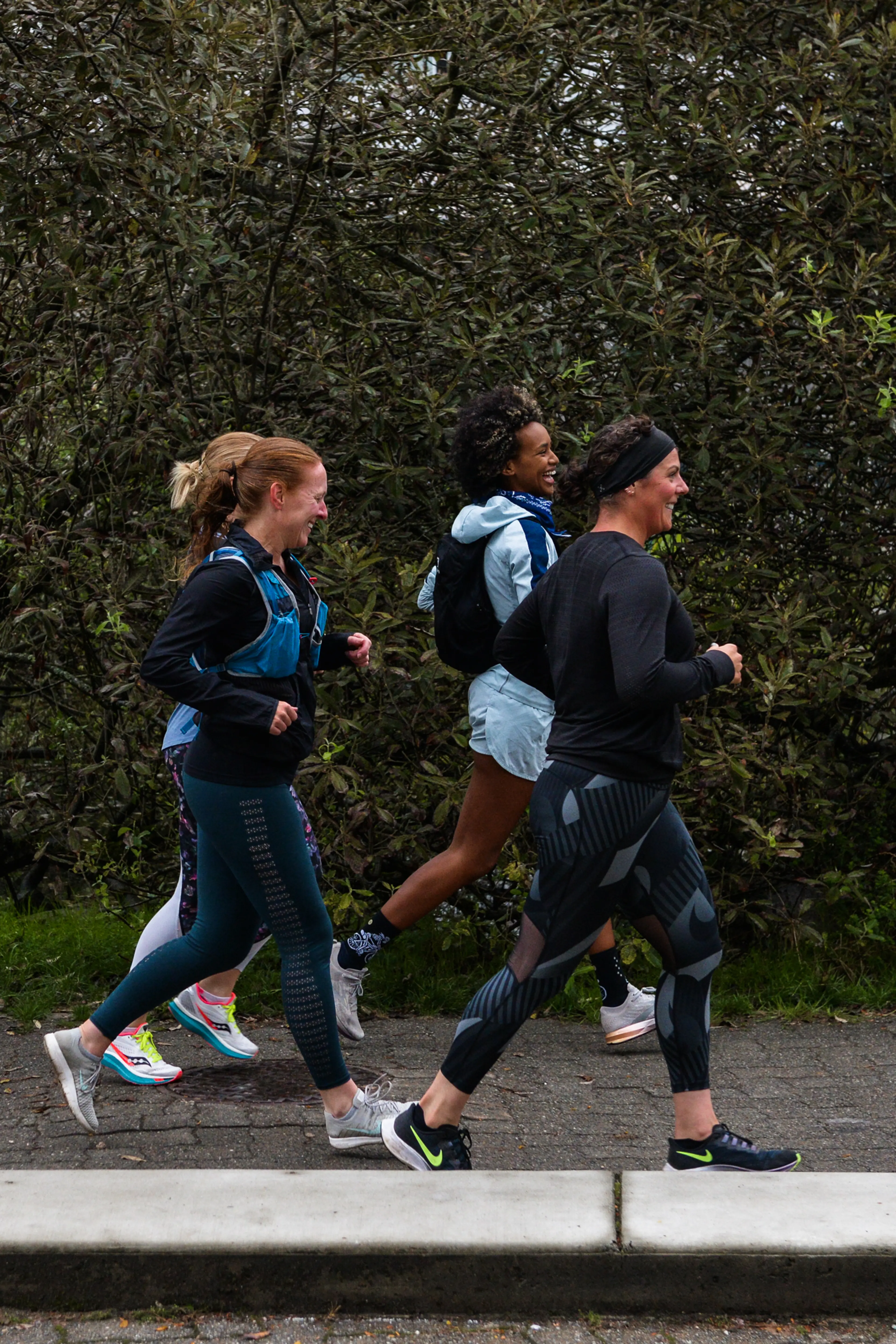 Project Love Run participants on a group run