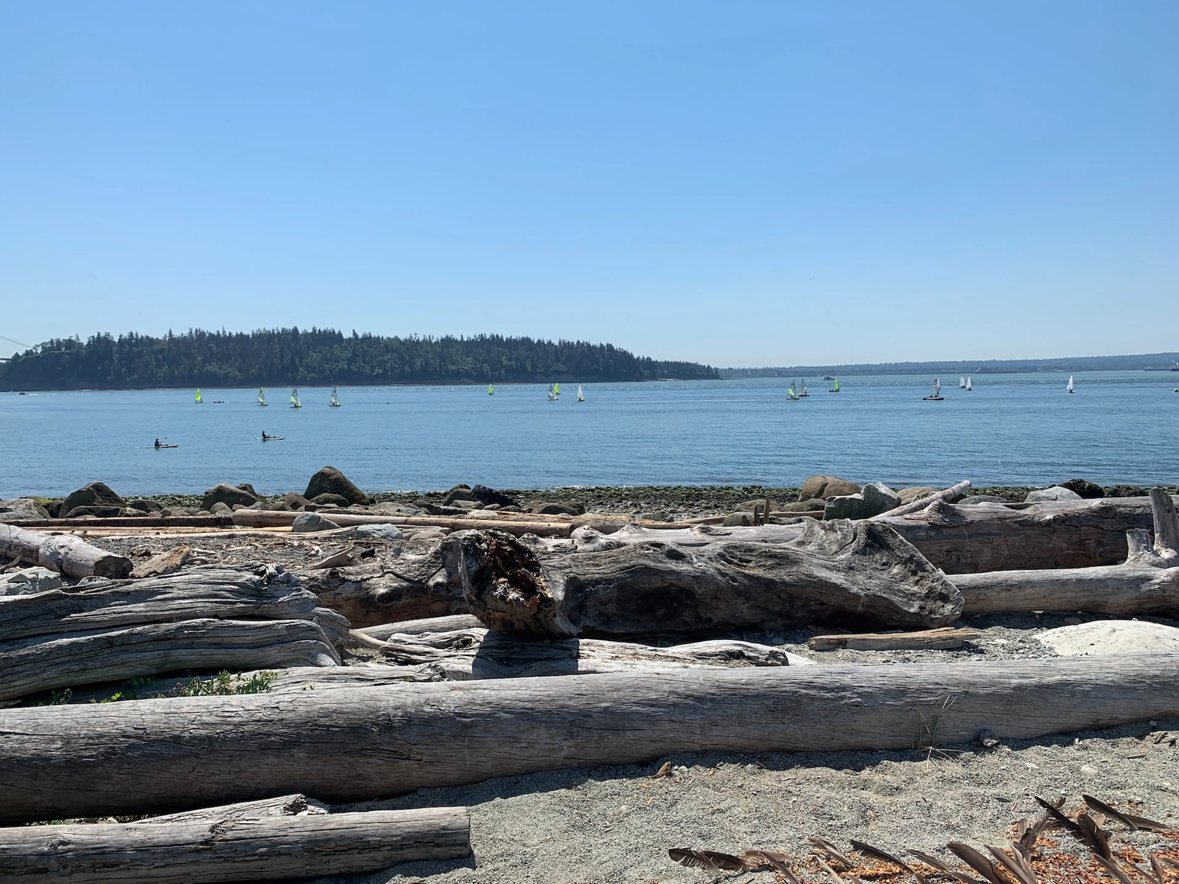 Ambleside Beach in West Vancouver