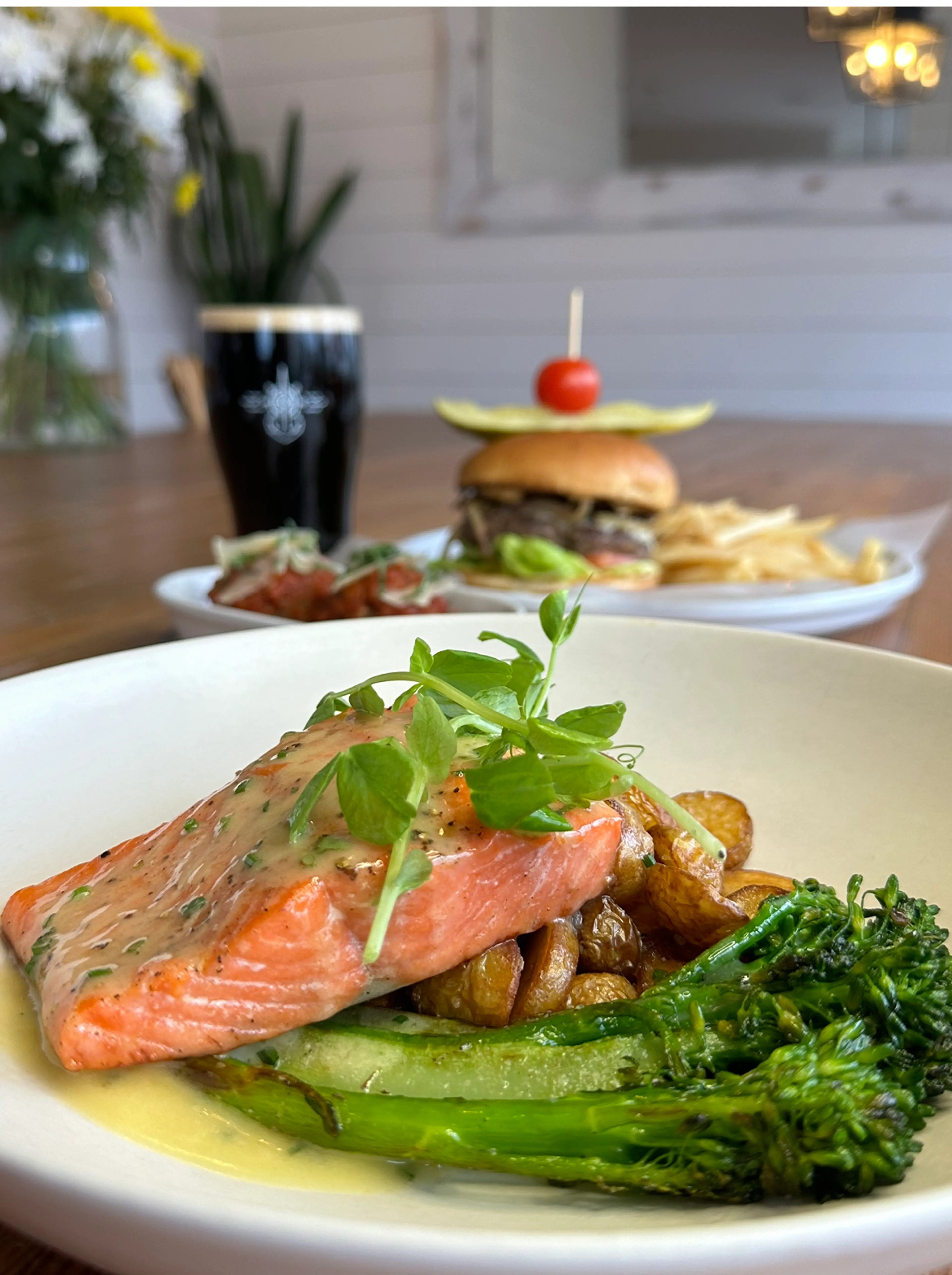 Salmon Main Dine Out