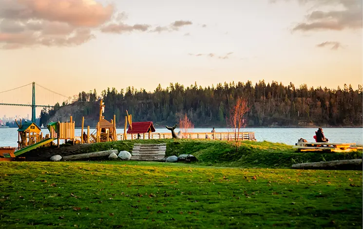 John Lawson Park playground in West Vancouver