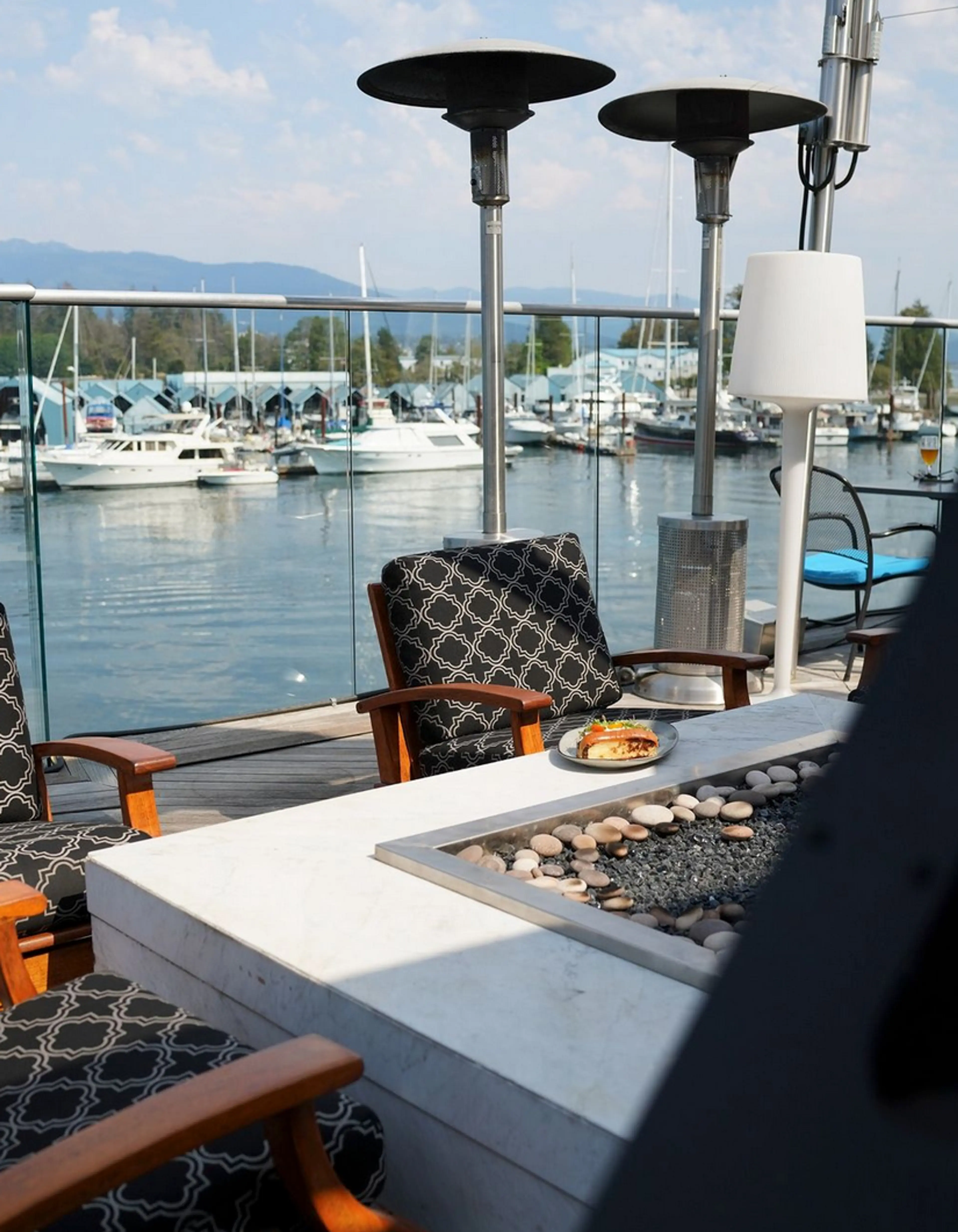 The rooftop patio at Lift Bar and Grill in Vancouver
