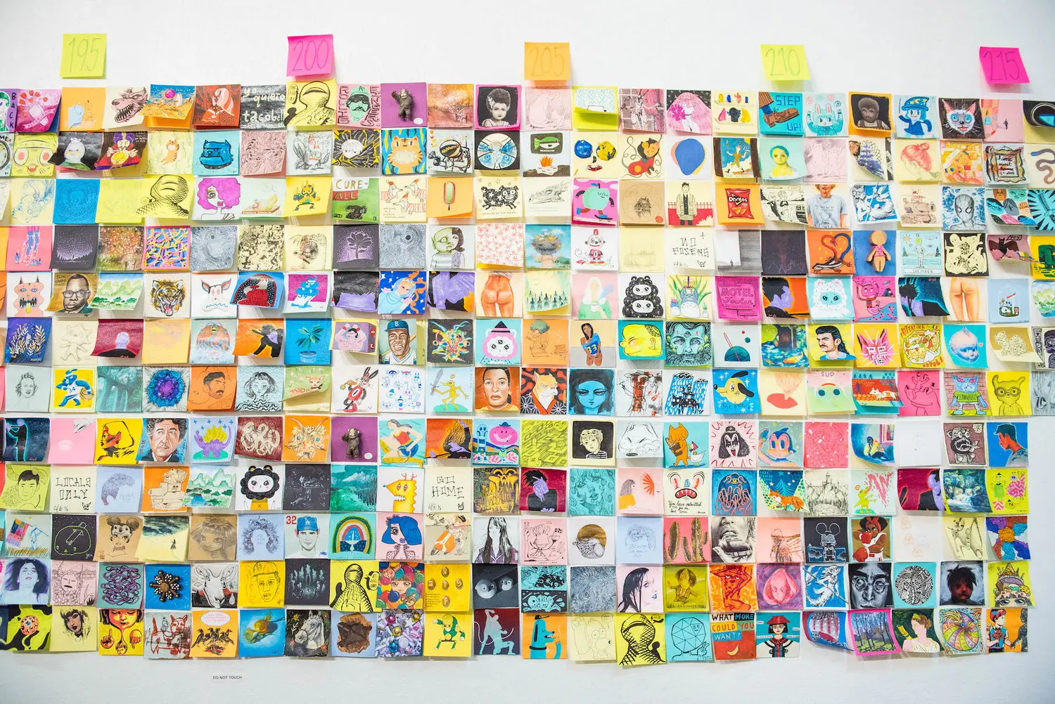 STICKY: A Post-It Note Art Show features small but affordable original work this Saturday