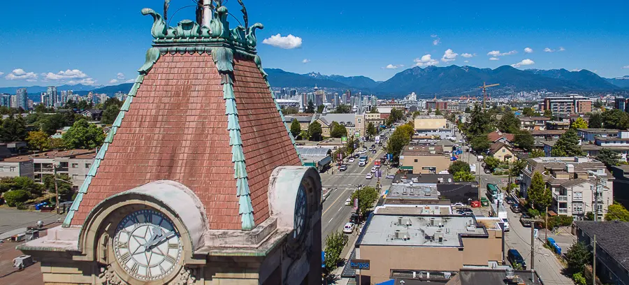 Mount Pleasant from the air