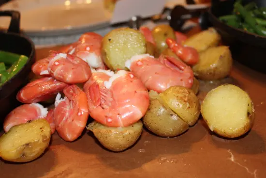 Shot from the Spot Prawn Boil; Photo credit: Tara Lee