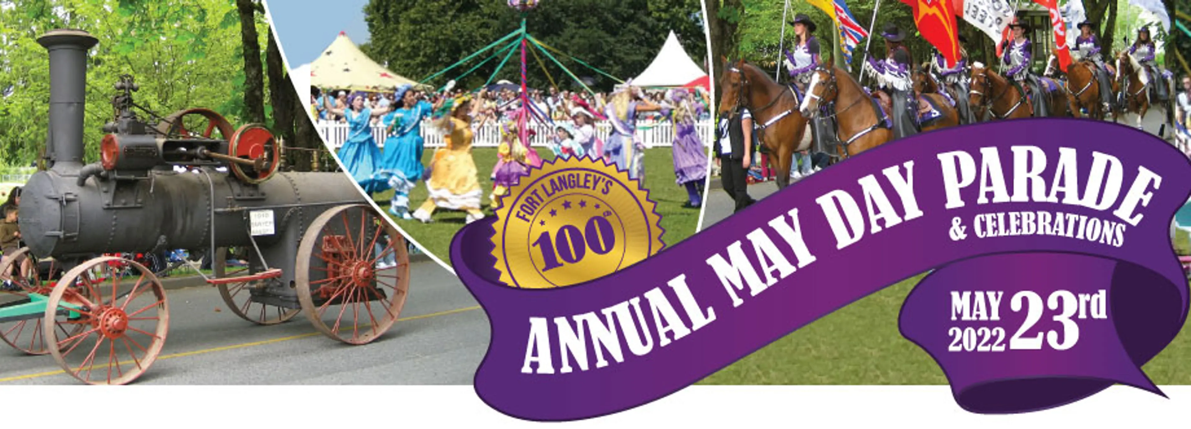 May Day Fort Langley event poster