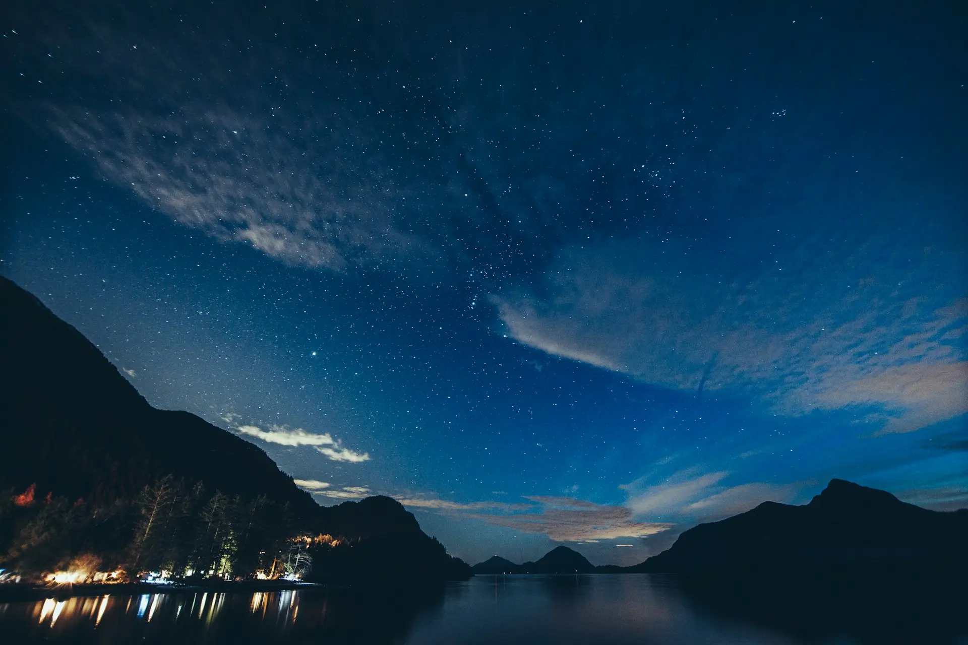Stars at Porteau Cove near Vancouver