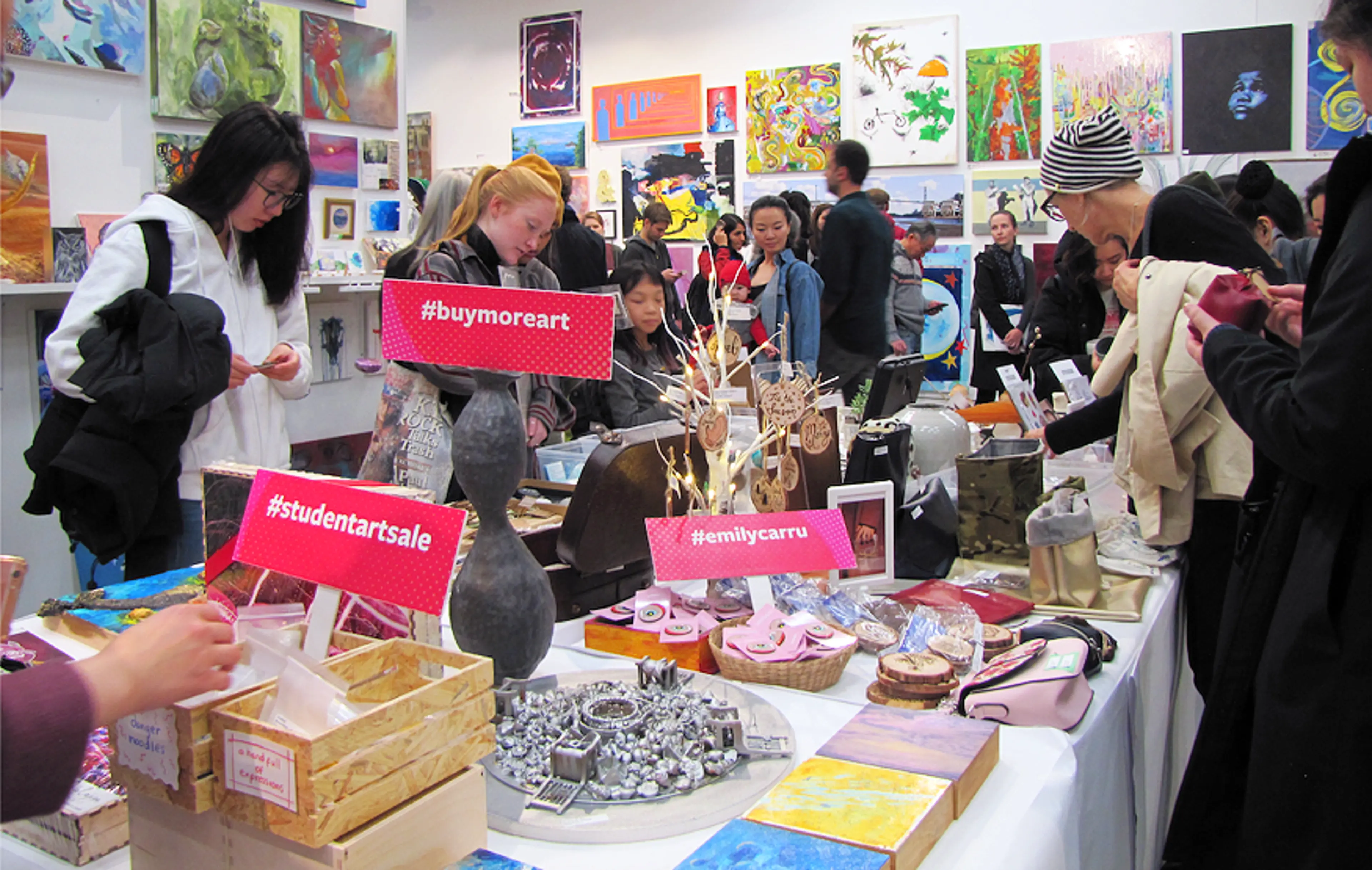 The Legendary Student Art Sale at Emily Carr will motivate you to buy more art!