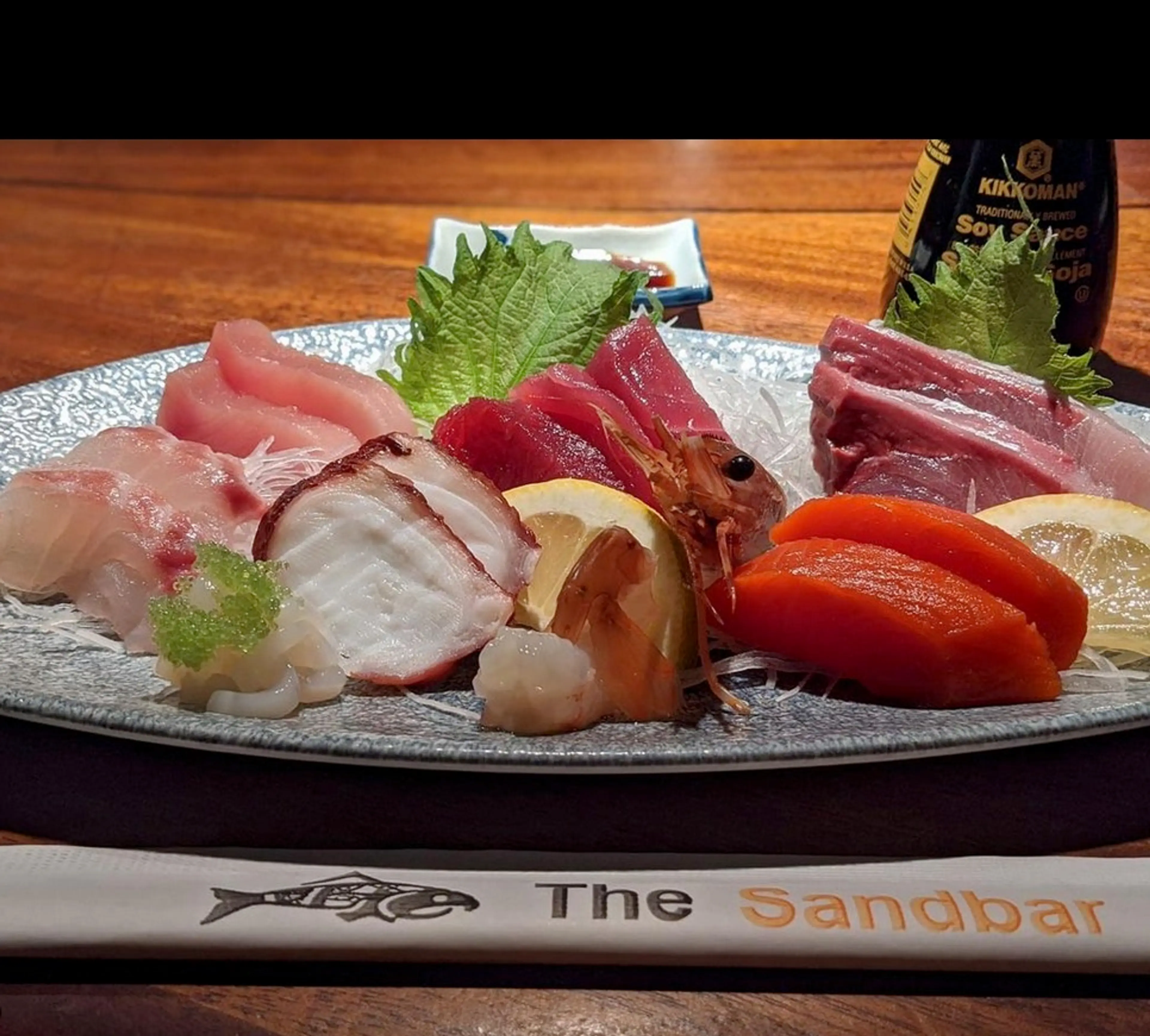 A plate of sushi at Sandbar in Vancouver