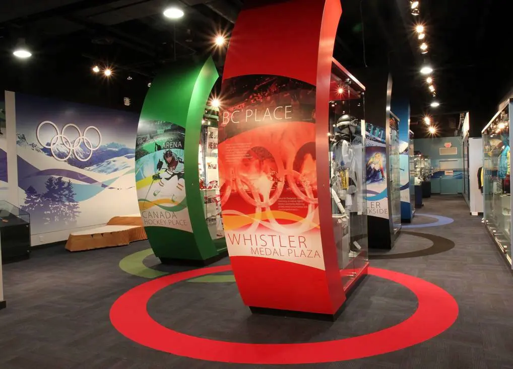 Interior image of the BC Hall of Fame in Vancouver.