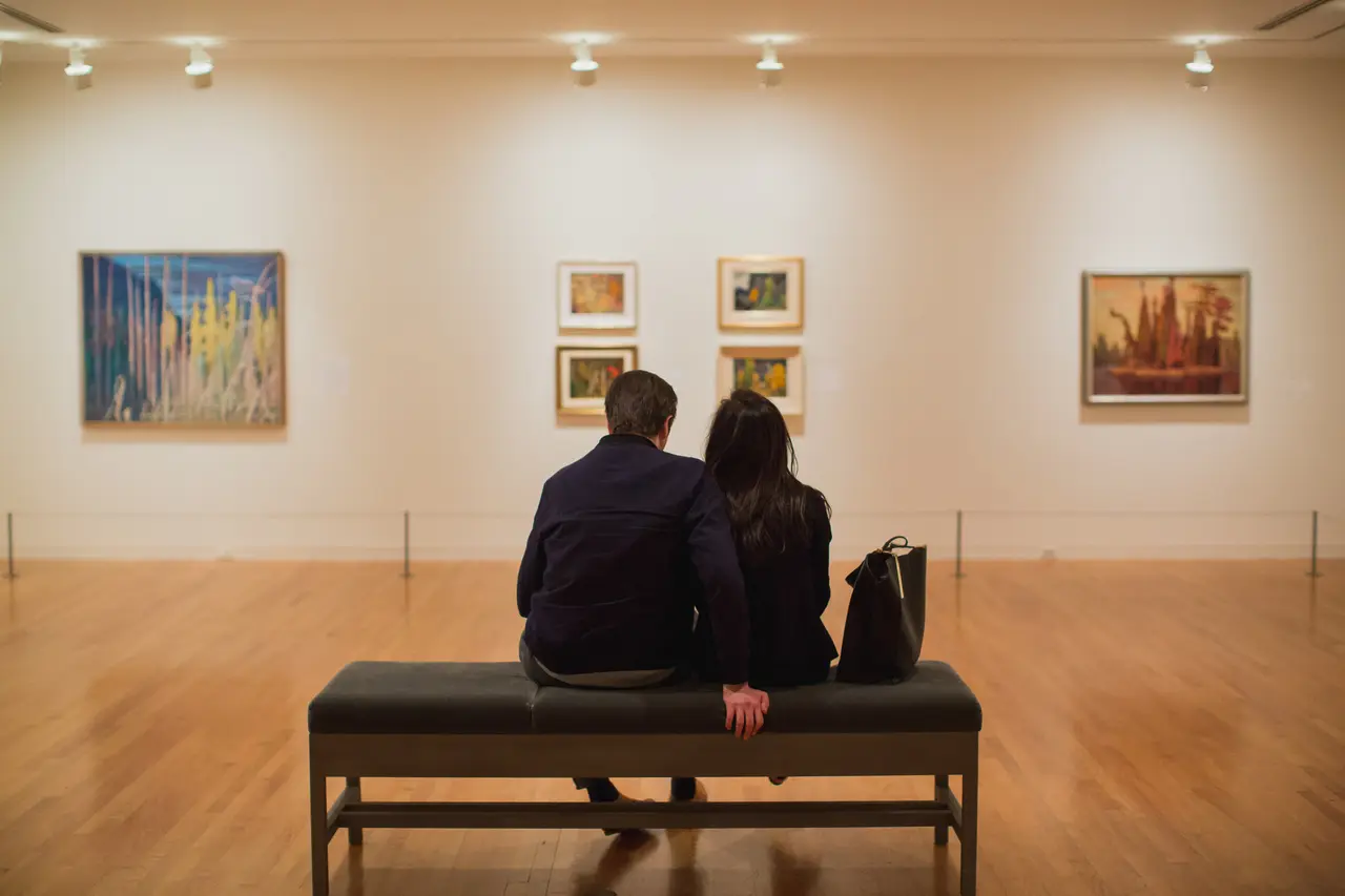Couple in the Gallery