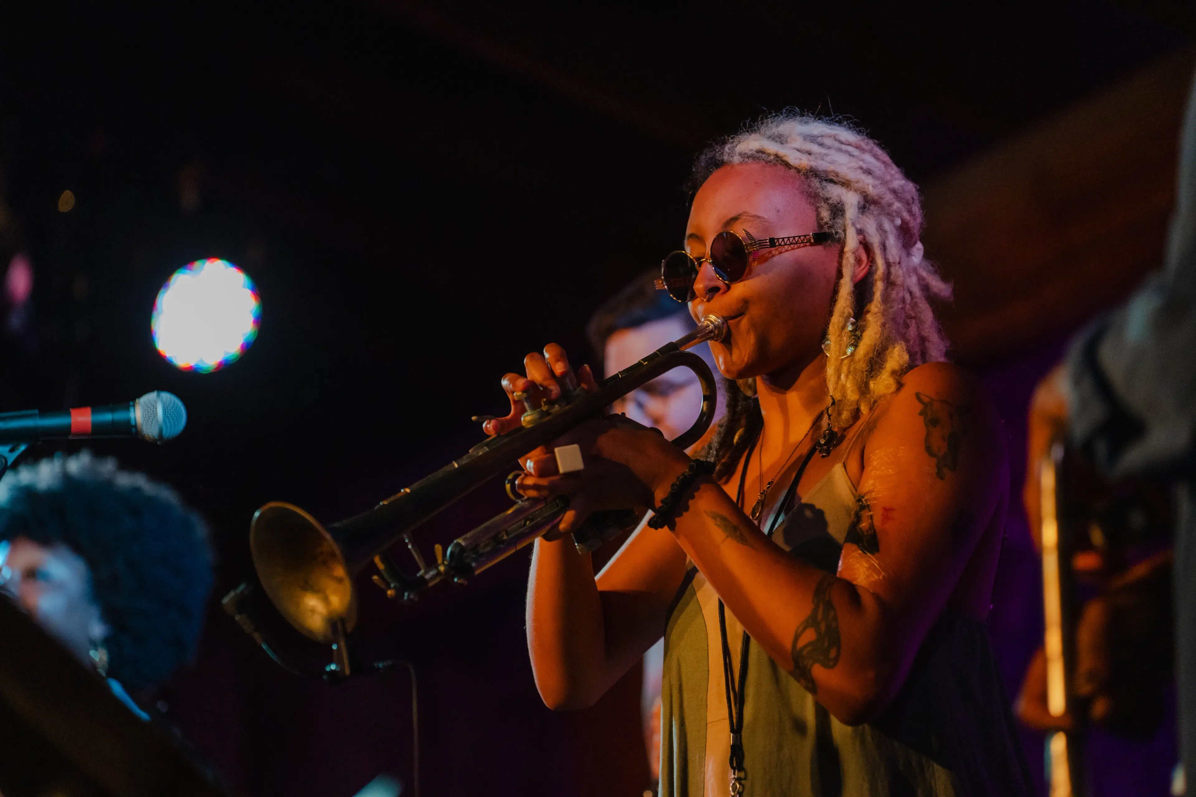 Artist Feven Kidane at the International Jazz Festival Vancouver.
