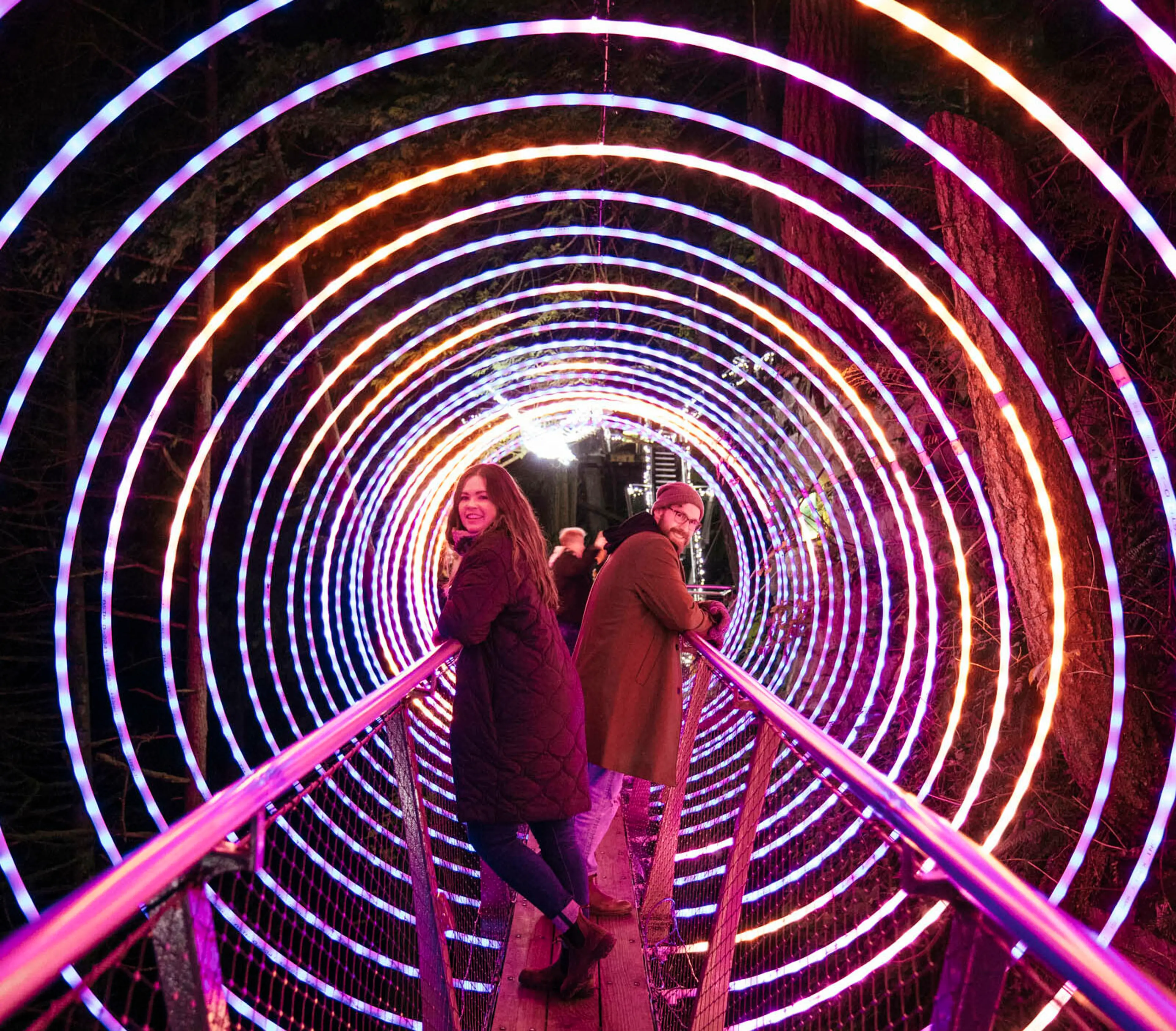 Love Lights is back at Capilano Suspension Bridge Park from February 3 to 26, 2023
