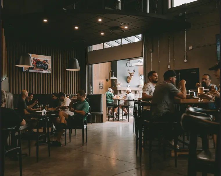 Tasting room at Smugglers Trail Brewing in Langley