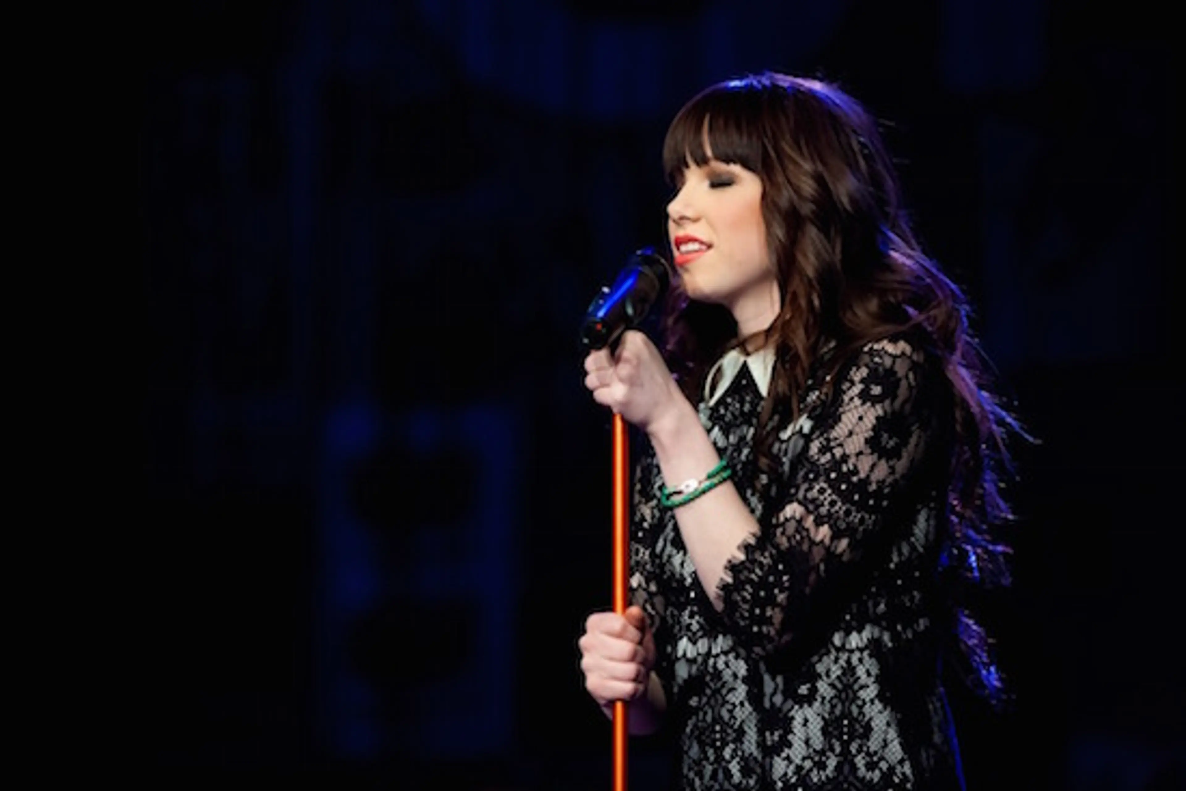 Carly Rae Jepsen live at the Vogue Theatre, Vancouver, Jan 23 2012. Cameron Brown photo for thesnipenews.com.
