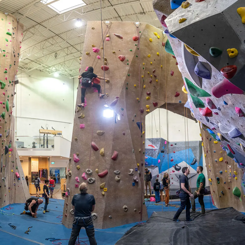 Climb Base5 Coquitlam indoor rock climbing in Vancouver