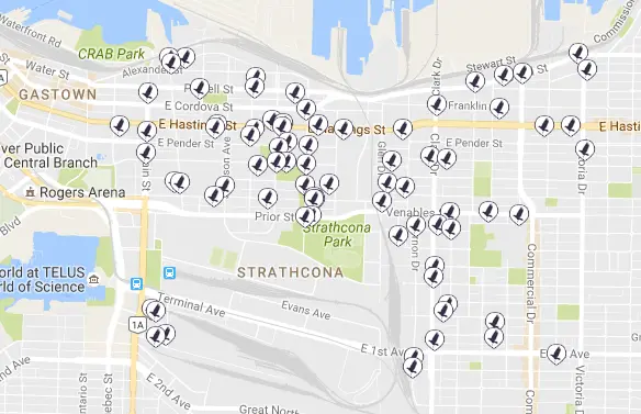 eastside culture crawl map 2016
