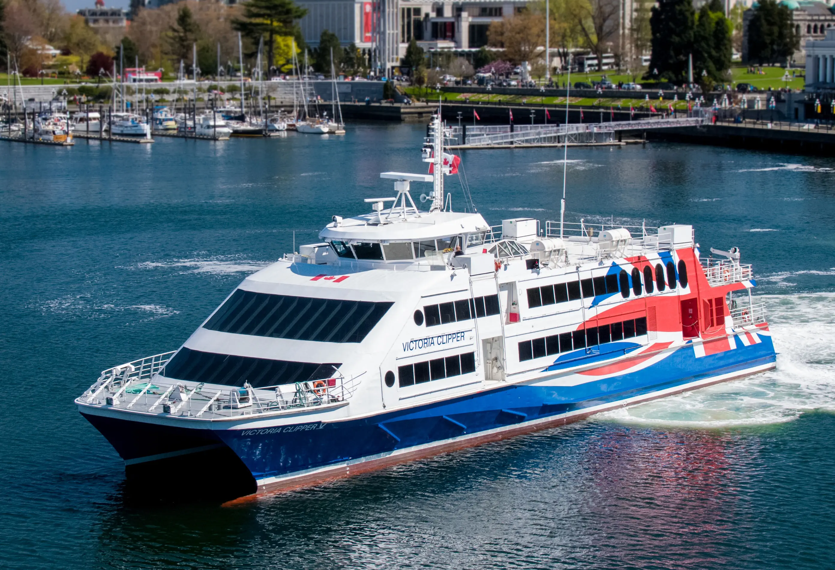 Victoria Clipper in Victoria's Inner Harbour