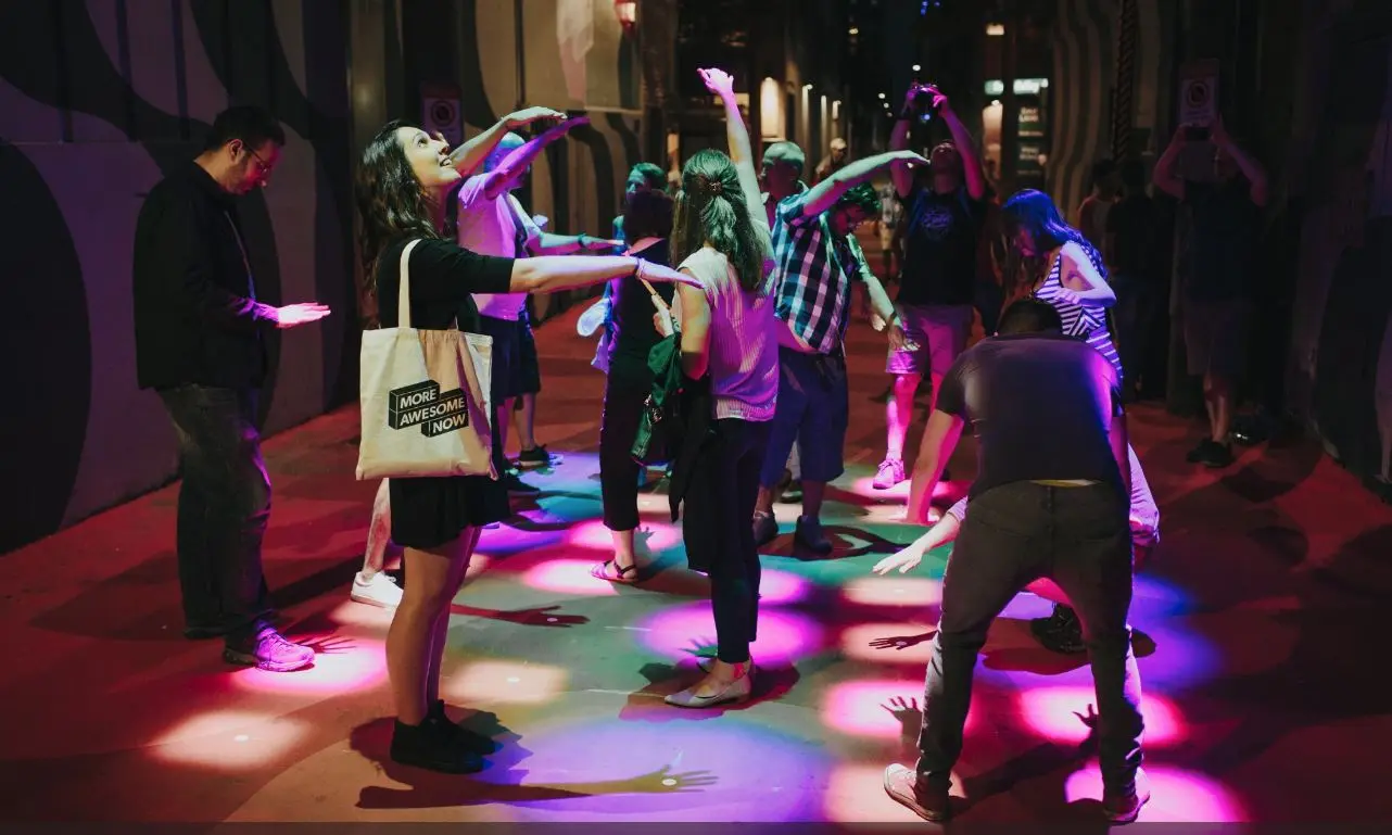 New Light and Sound Installation Opens in Ackery’s Alley