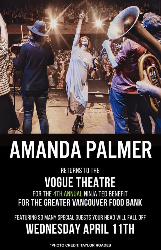 Amanda Palmer ninjated 2018