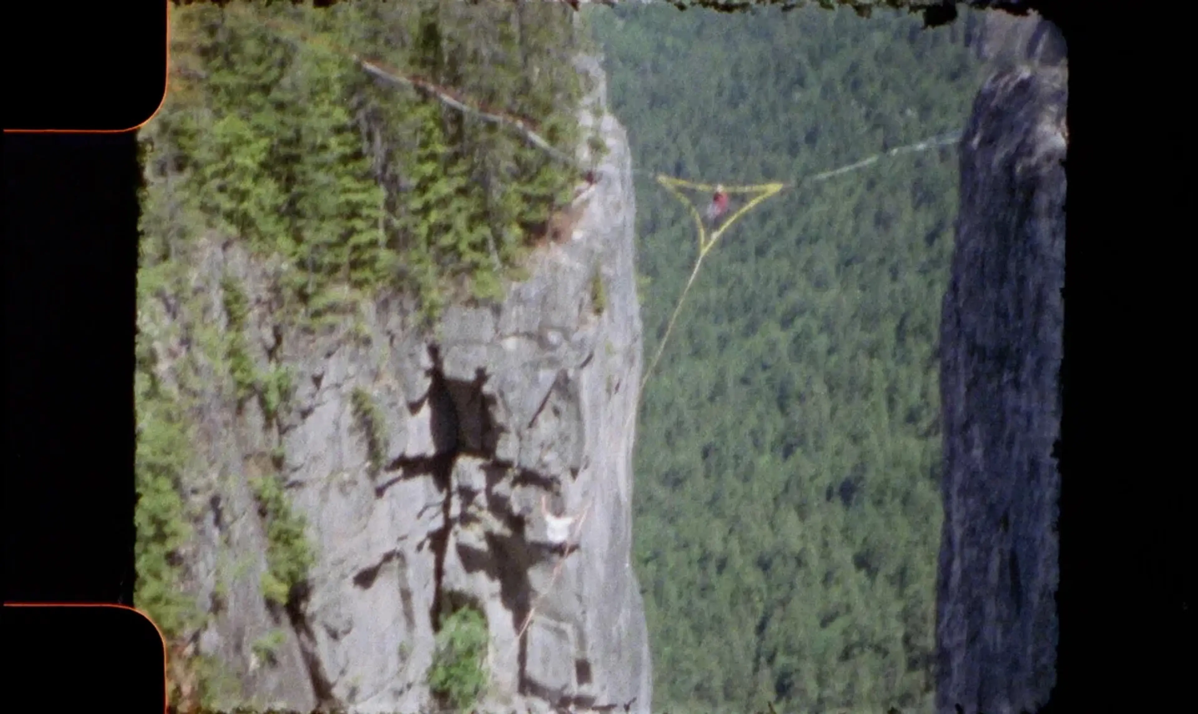 A still from the film A Line to Nowhere, screening at the Vancouver International Mountain Film Festival. The film was shot on Super 8.