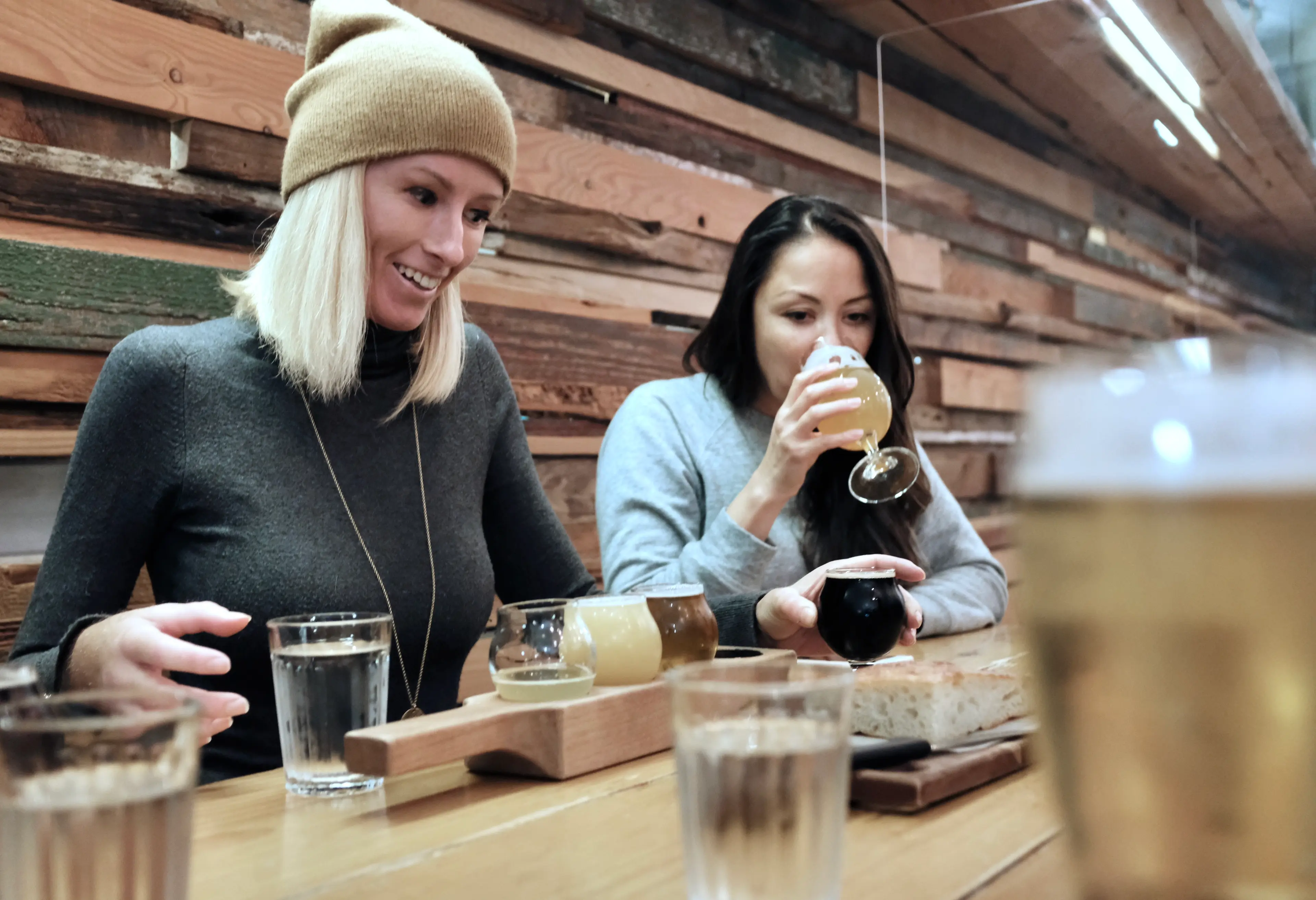 Guests Enjoying a Guided Craft Beer Tasting in Mount Pleasant