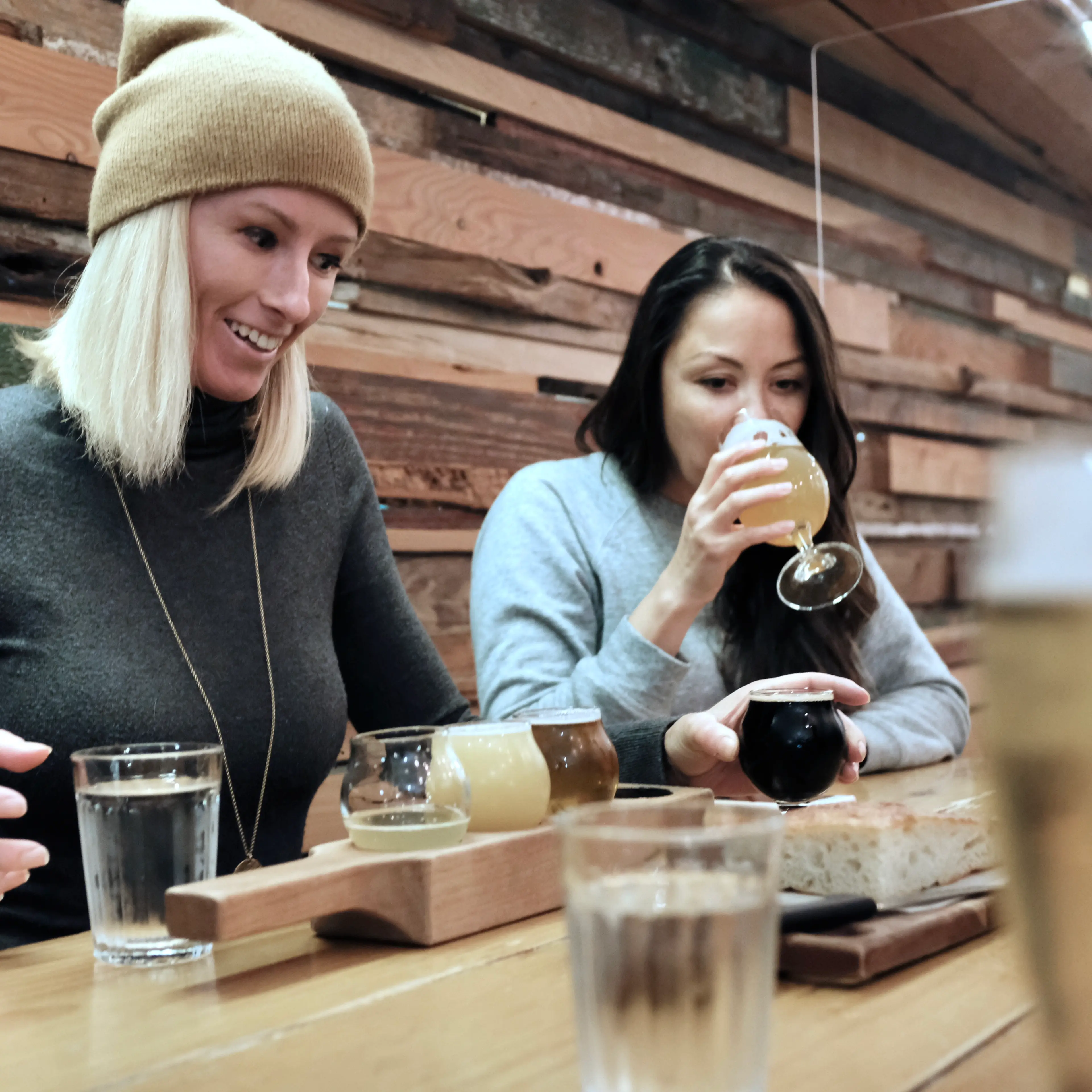 Guests Enjoying a Guided Craft Beer Tasting in Mount Pleasant