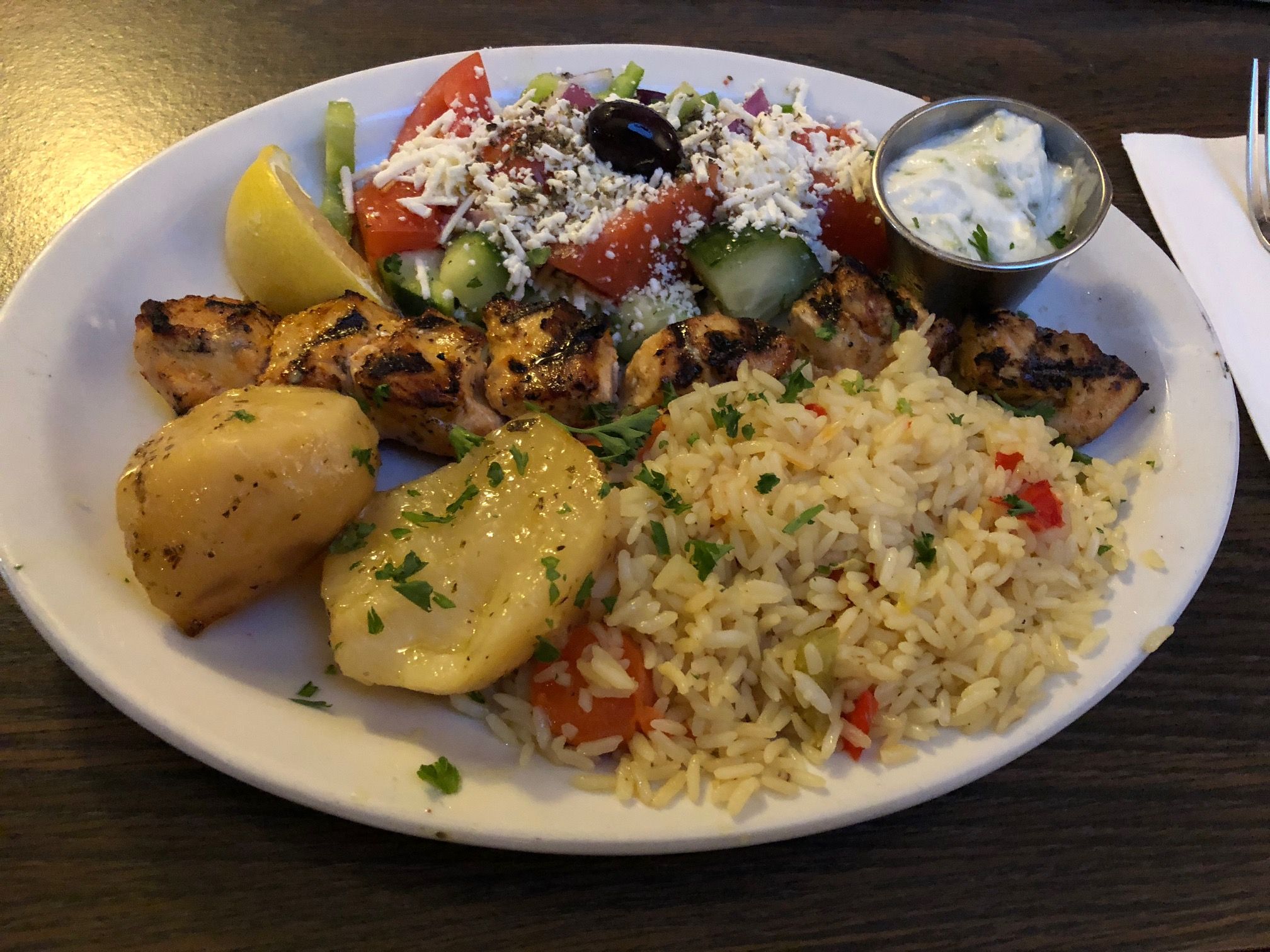 Chicken Souvlaki