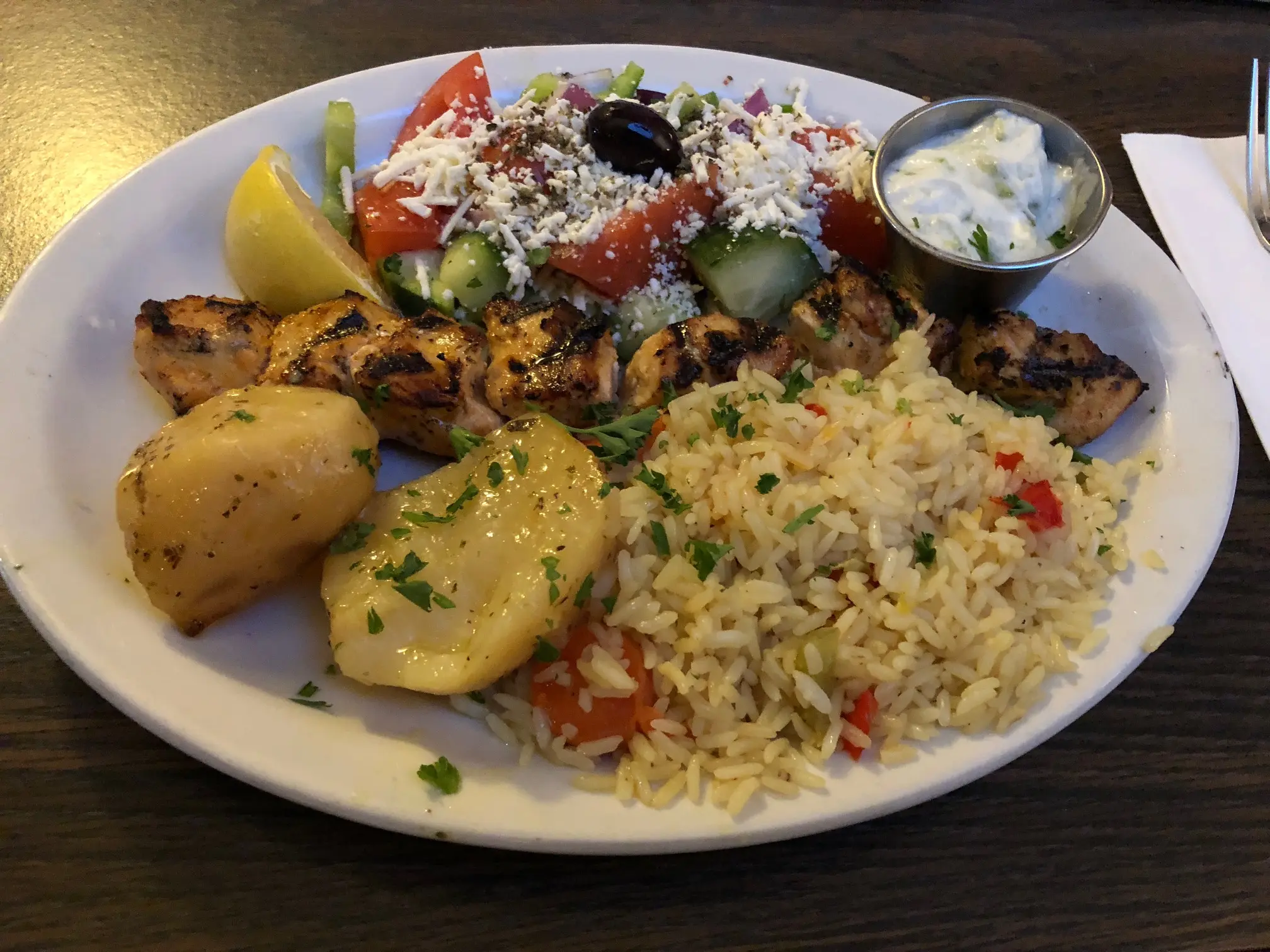 Chicken Souvlaki