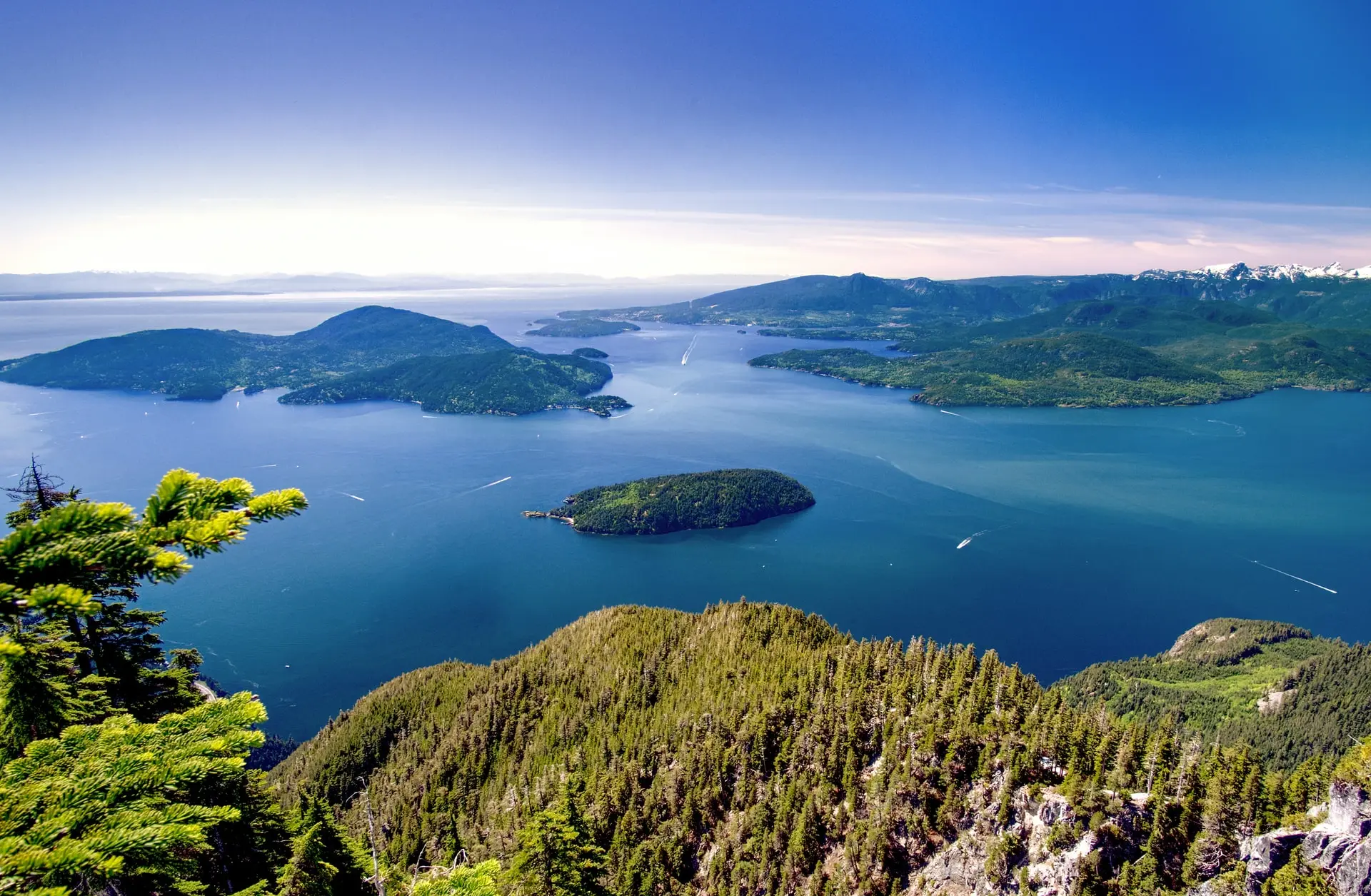 View from St Mark's Summit in Cypress Provincial Park