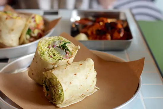 Smoked tuna burrito; Photo Credit: Amy Ho