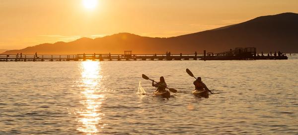 Sunset at Jericho Beach Kayak