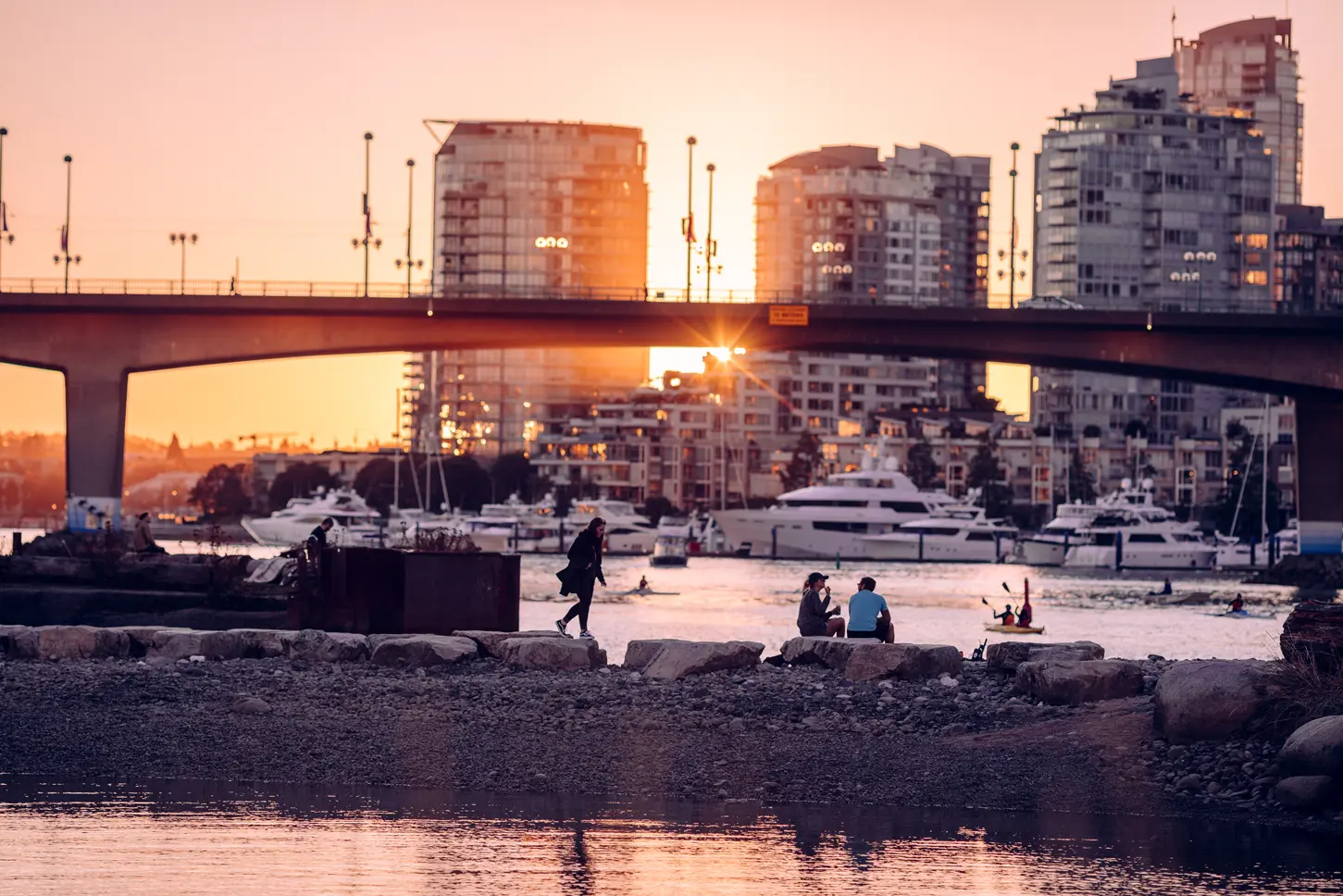 False Creek at Sunset