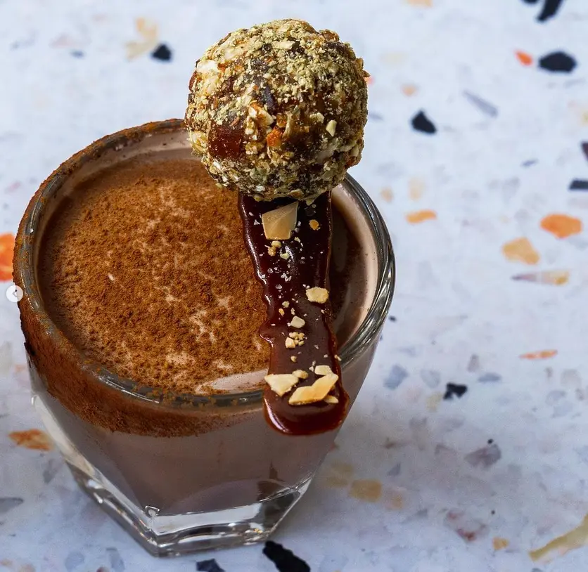 Make it a Spicy Date hot chocolate at Coho Coffee in Vancouver