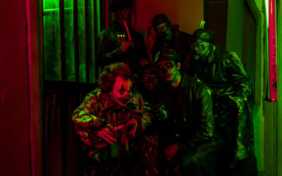 Costumed performers at Dreadworks Haunted House in Cloverdale