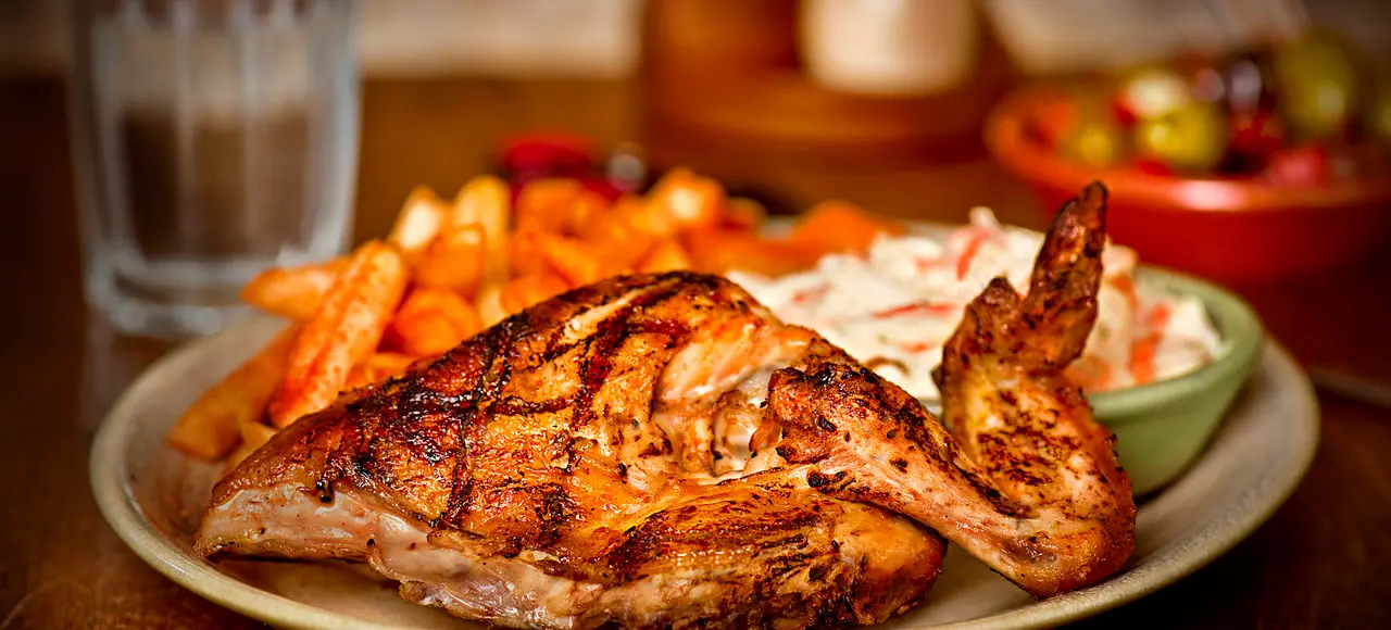 Flamed-Grilled Chicken marinate for 24-hours