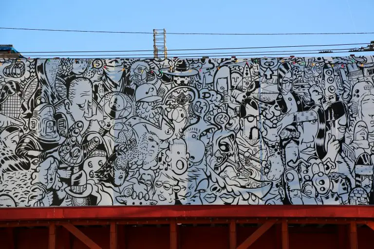 Mural by Ashley Guindon and Mount Pleasant Neighbourhood House