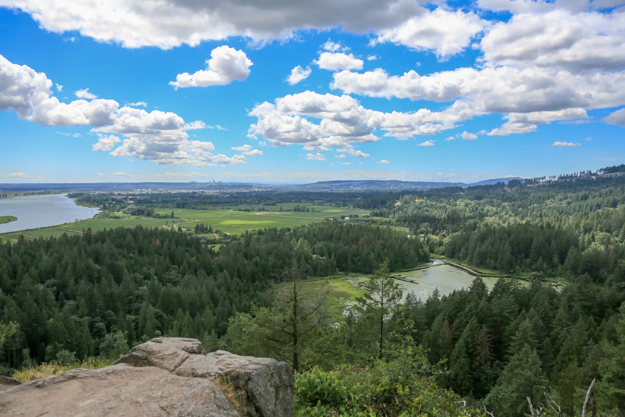 View from High Knoll in Minnekhada Regional Park