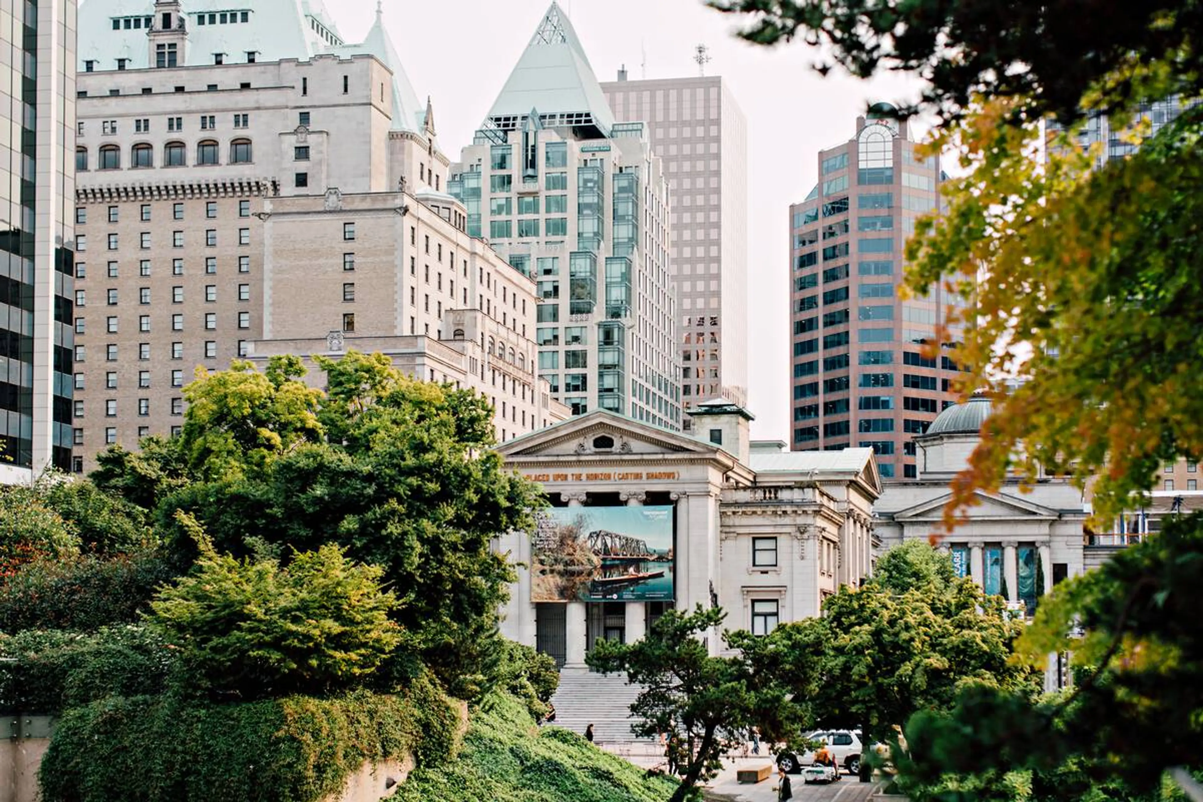 Vancouver Art Gallery from the Law Courts in Downtown Vancouver
