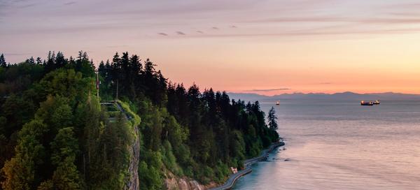 Prospect Point Lighthouse at Sunset