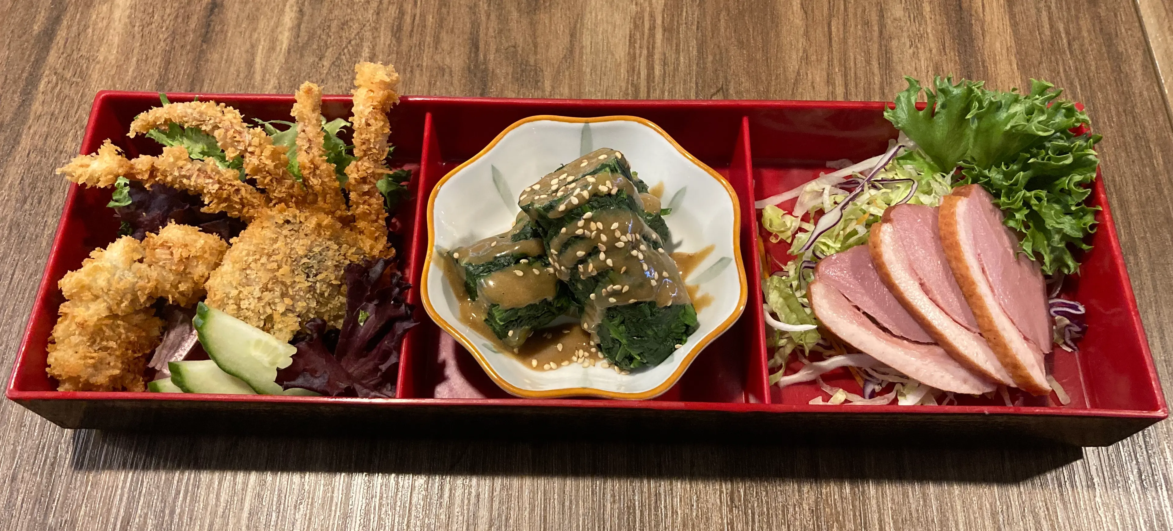 3 dishes from kitchen