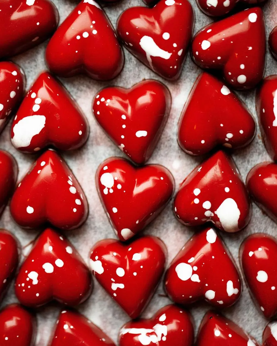 Heart-shaped Valentine's chocolates at West Vancouver's Temper Chocolate & Pastry