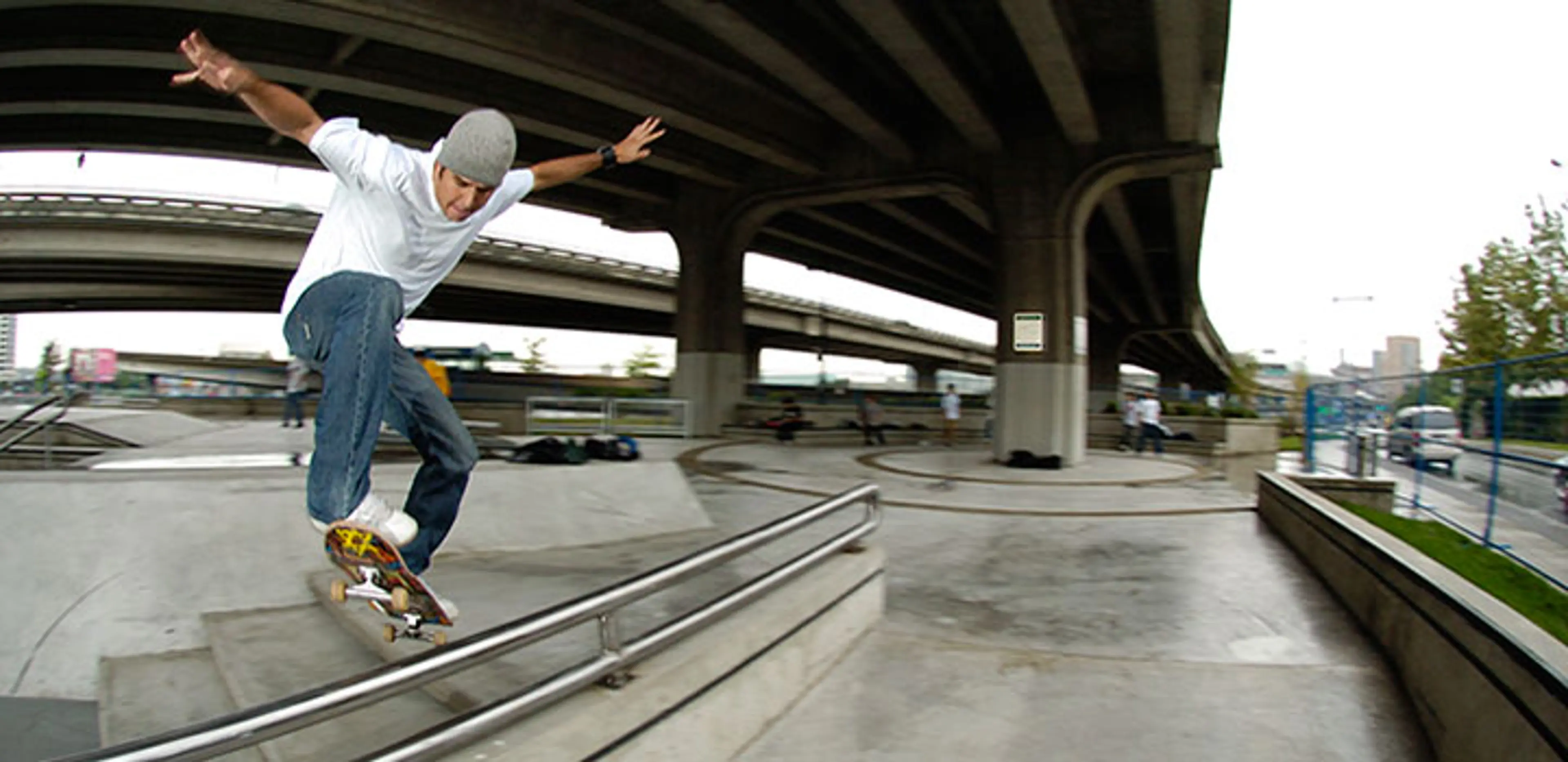 Downtown Skateboard Plaza in Vancouver