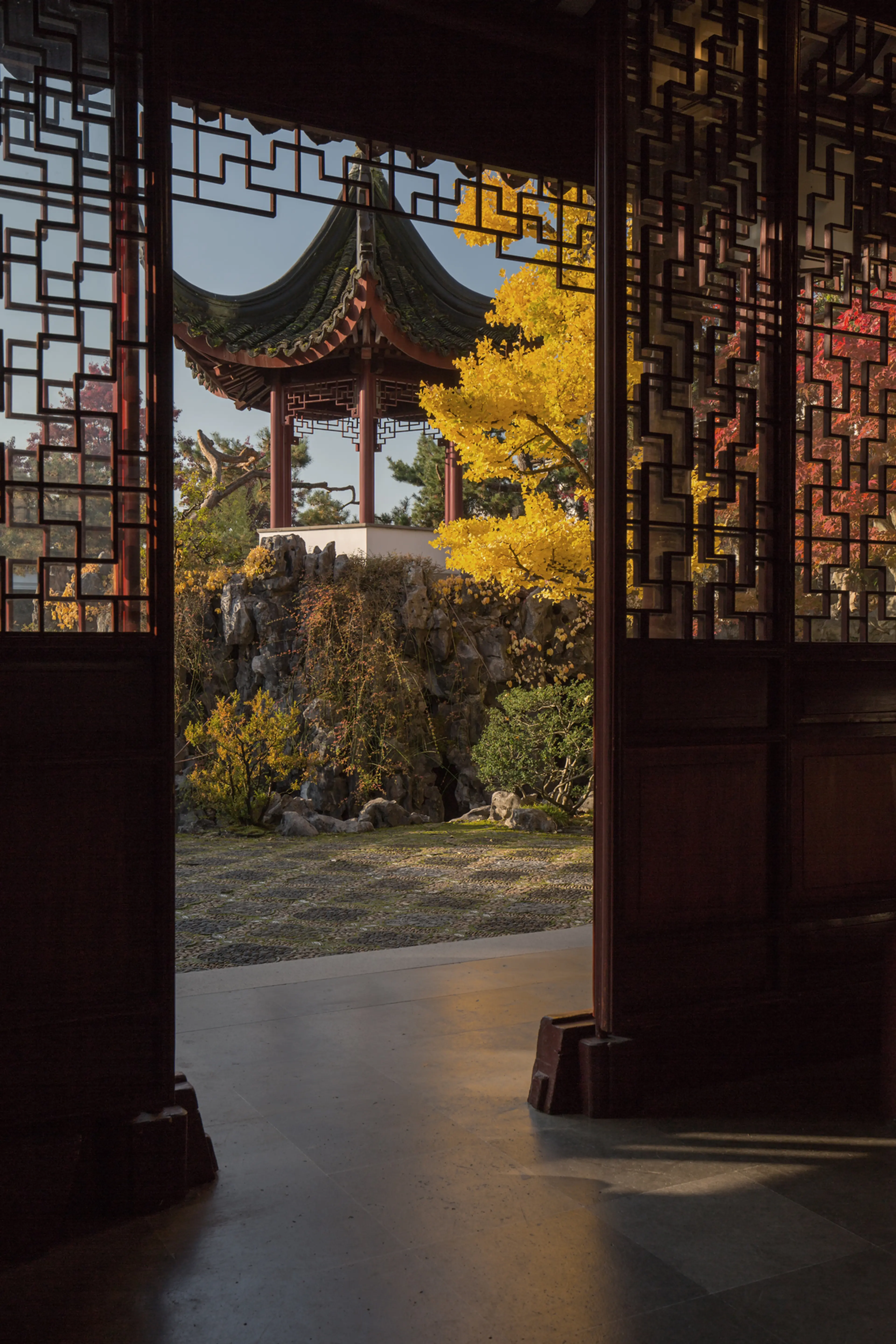 Vancouver's Sun Yat Sen Garden in Fall