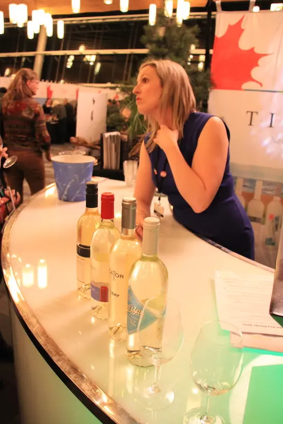 Tidal Bay Wines from Nova Scotia at the Vancouver Convention Centre, Feb. 16 2017. Robyn Hanson photo.