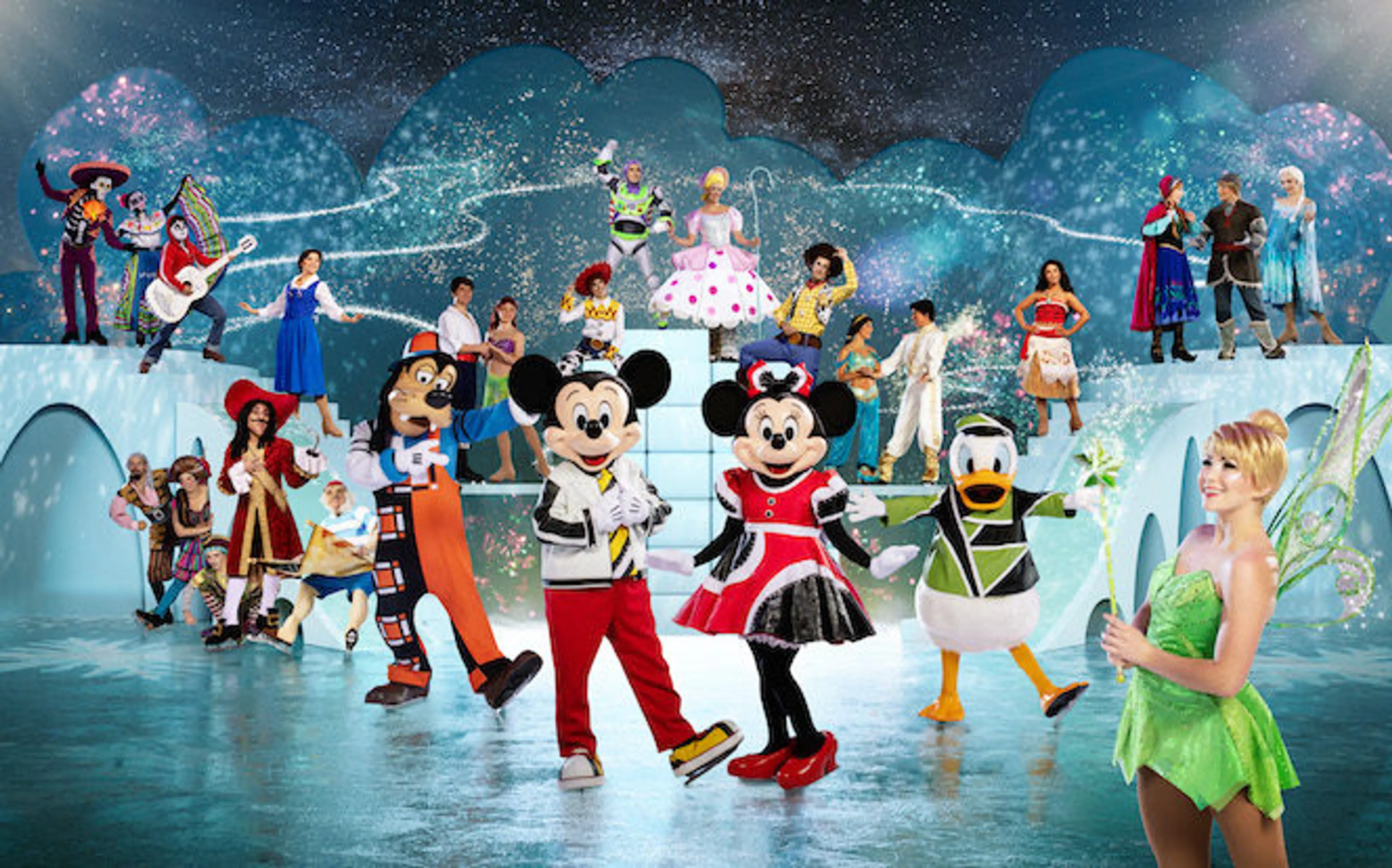 Party with favourite Disney and Pixar characters on ice in Mickey’s Search Party