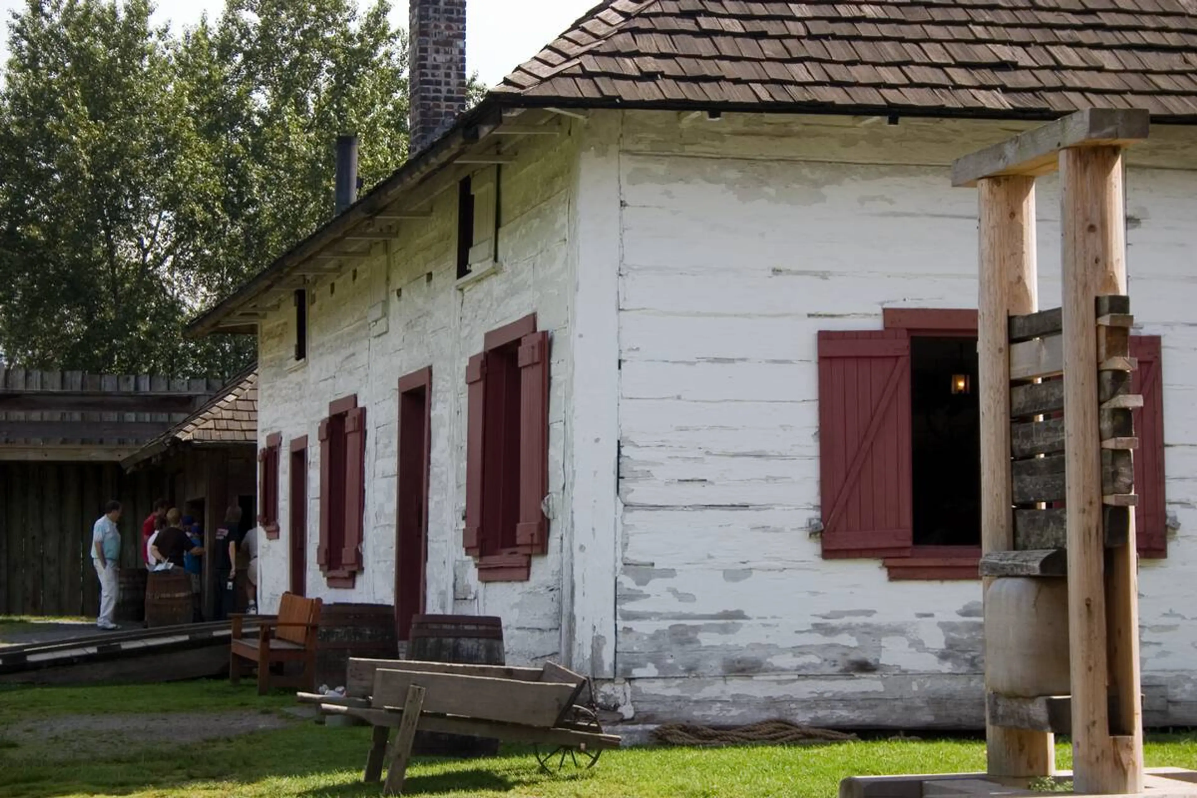Heritage building at Fort Langley