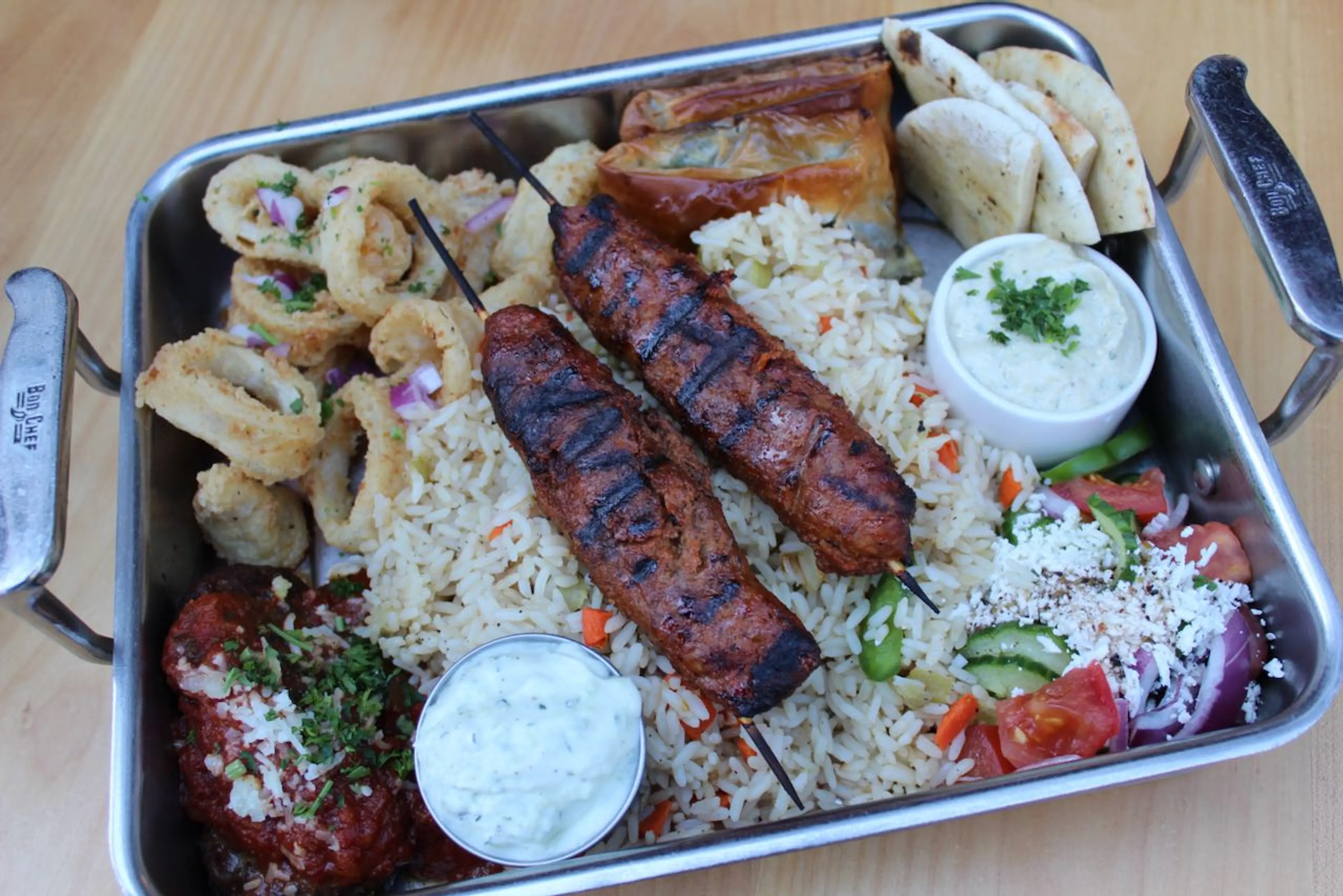 Mezze Platter at The Greek Yaletown